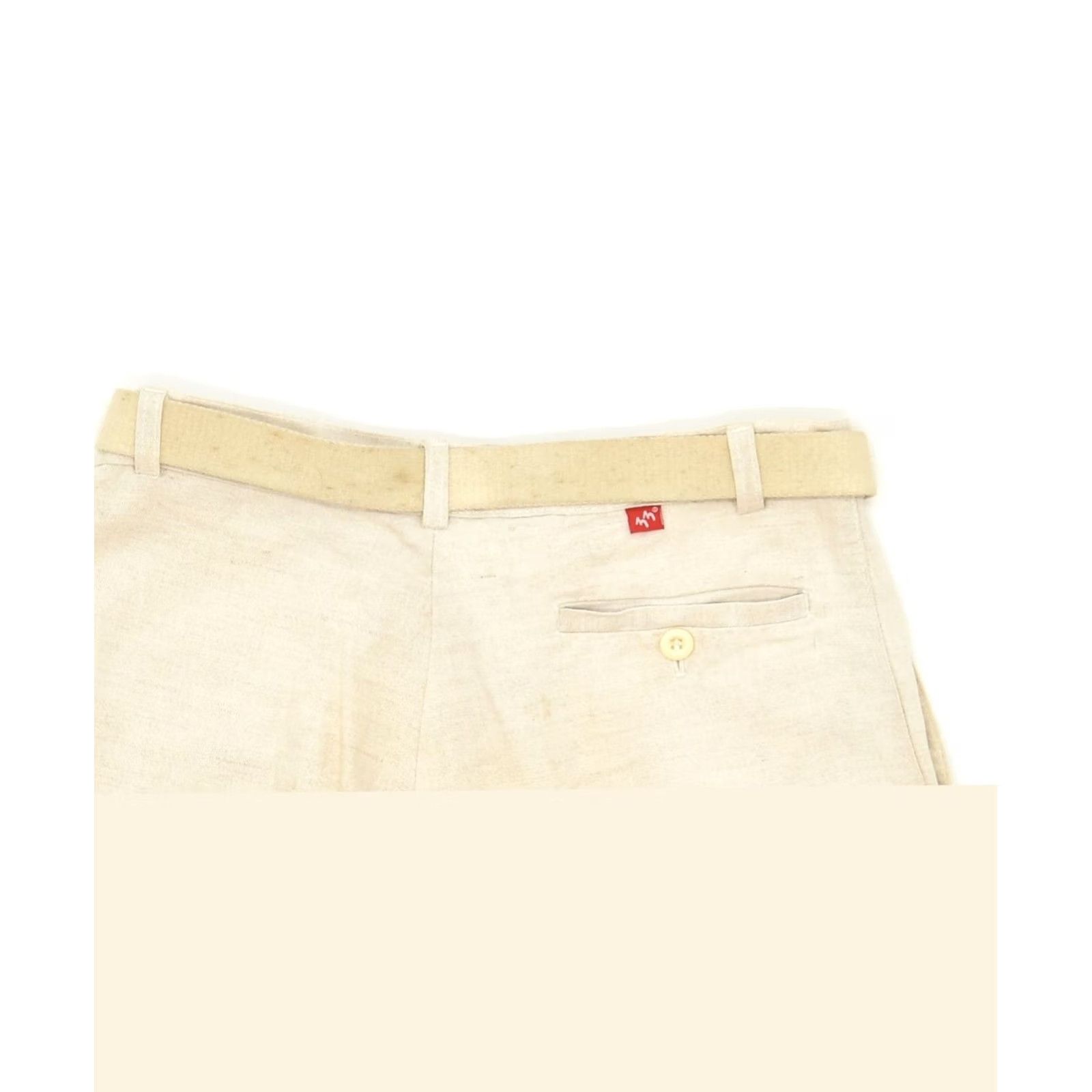 Vintage VINTAGE 33 Womens Straight Chino Trousers Beige Classic O310 W28 L29 Size 28" / US 6 / IT 42 - 4 Thumbnail