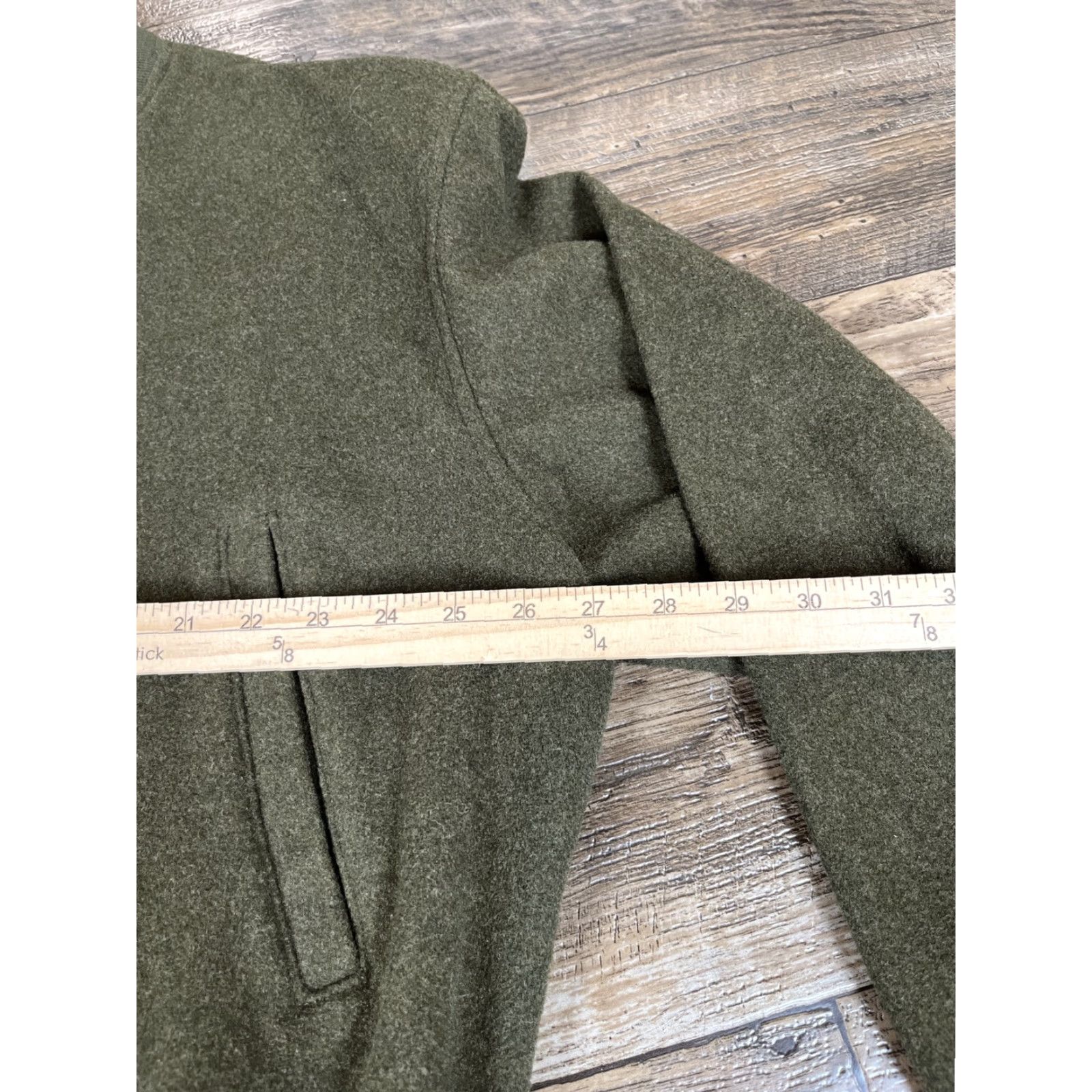 Ralph Lauren VINTAGE Polo Ralph Lauren Bomber Jacket Mens L Wool Zipper Green USA Size US L / EU 52-54 / 3 - 4 Thumbnail