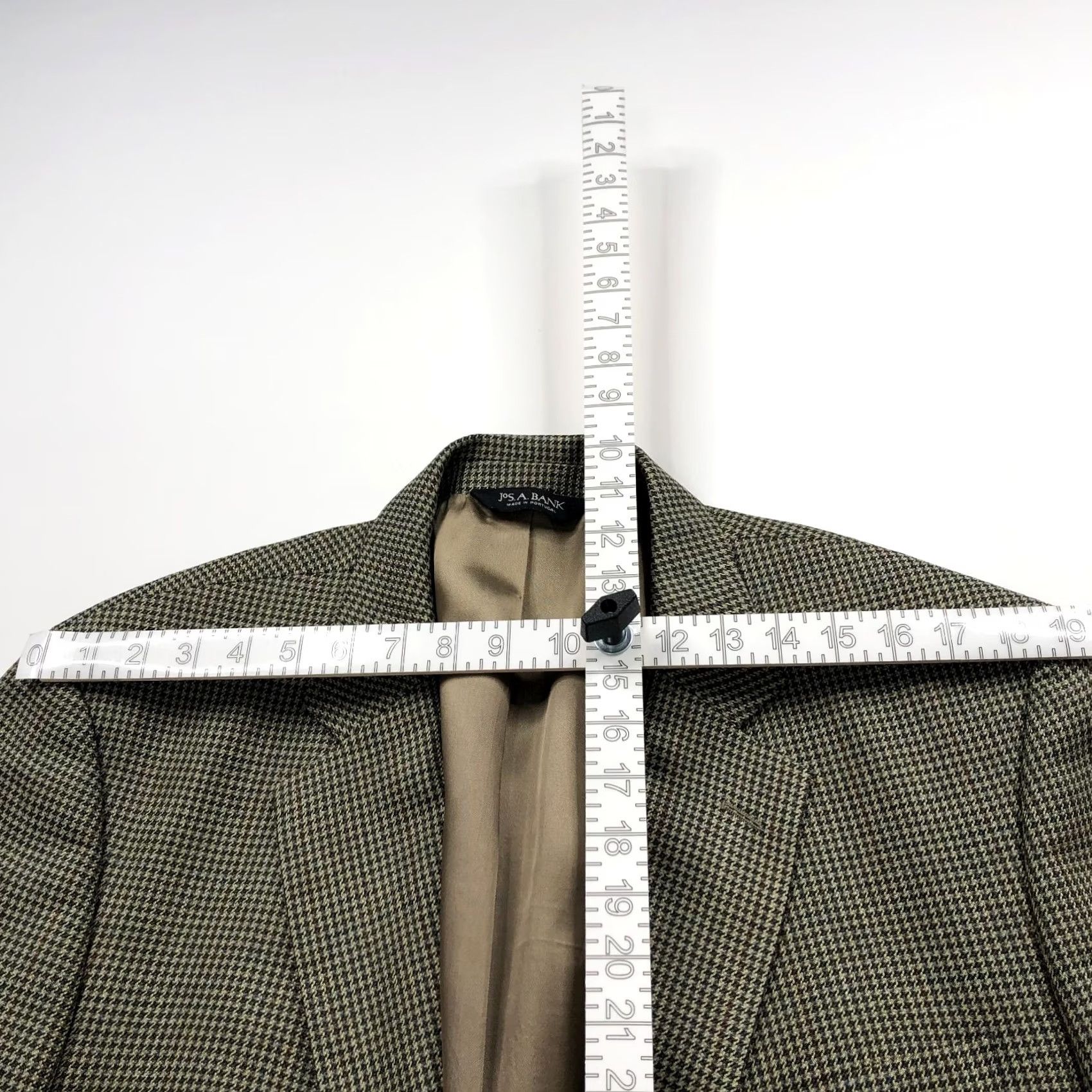 Jos. A. Bank Jos. A. Bank Sport Coat Houndstooth Multicolor Silk Wool 46L Long Button Jacket Mens Regular Coat Size US S / EU 44-46 / 1 - 5 Thumbnail