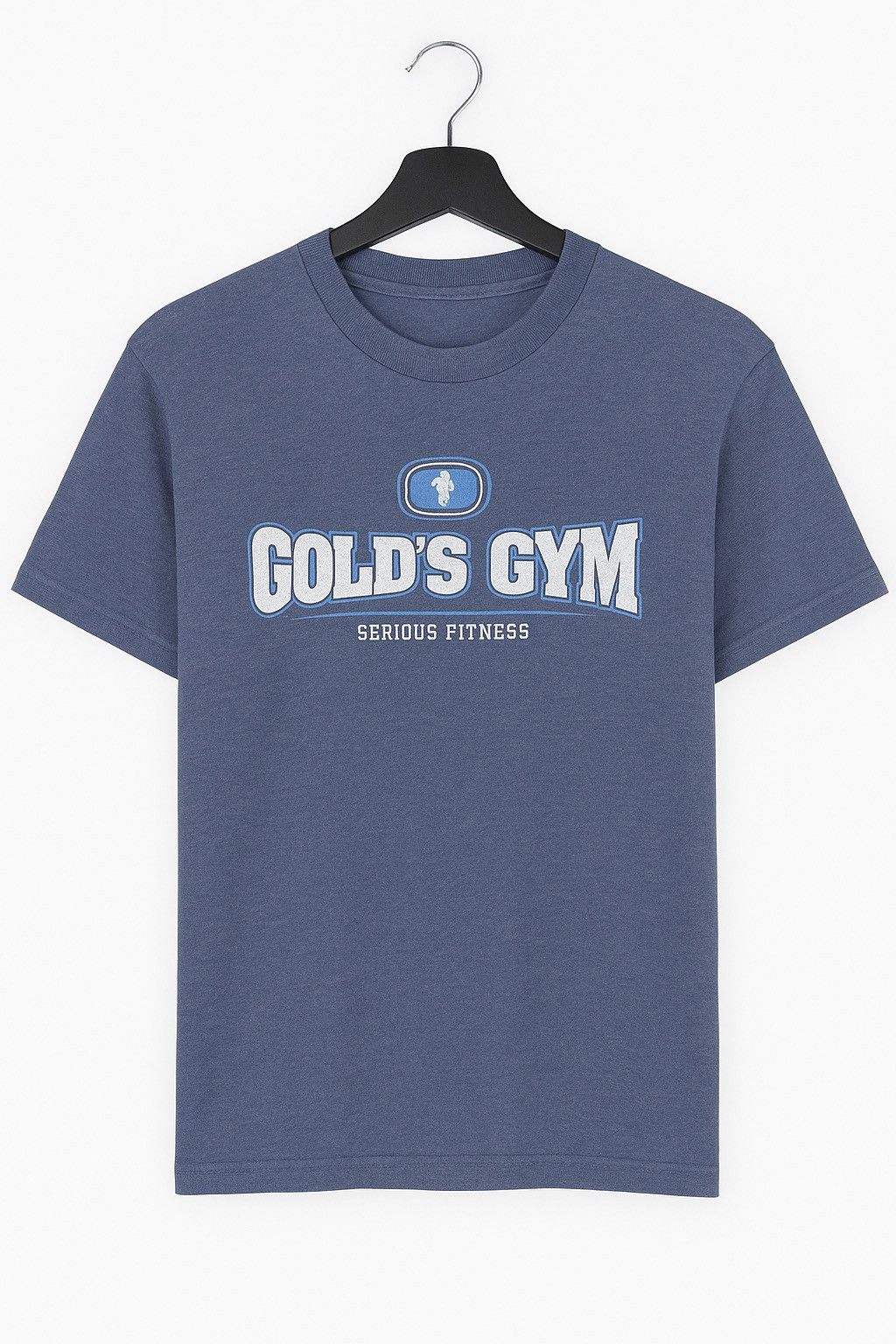 Vintage Vintage 2000s Gold’s Gym “Serious Fitness” Blue Graphic Size US M / EU 48-50 / 2 - 1 Thumbnail