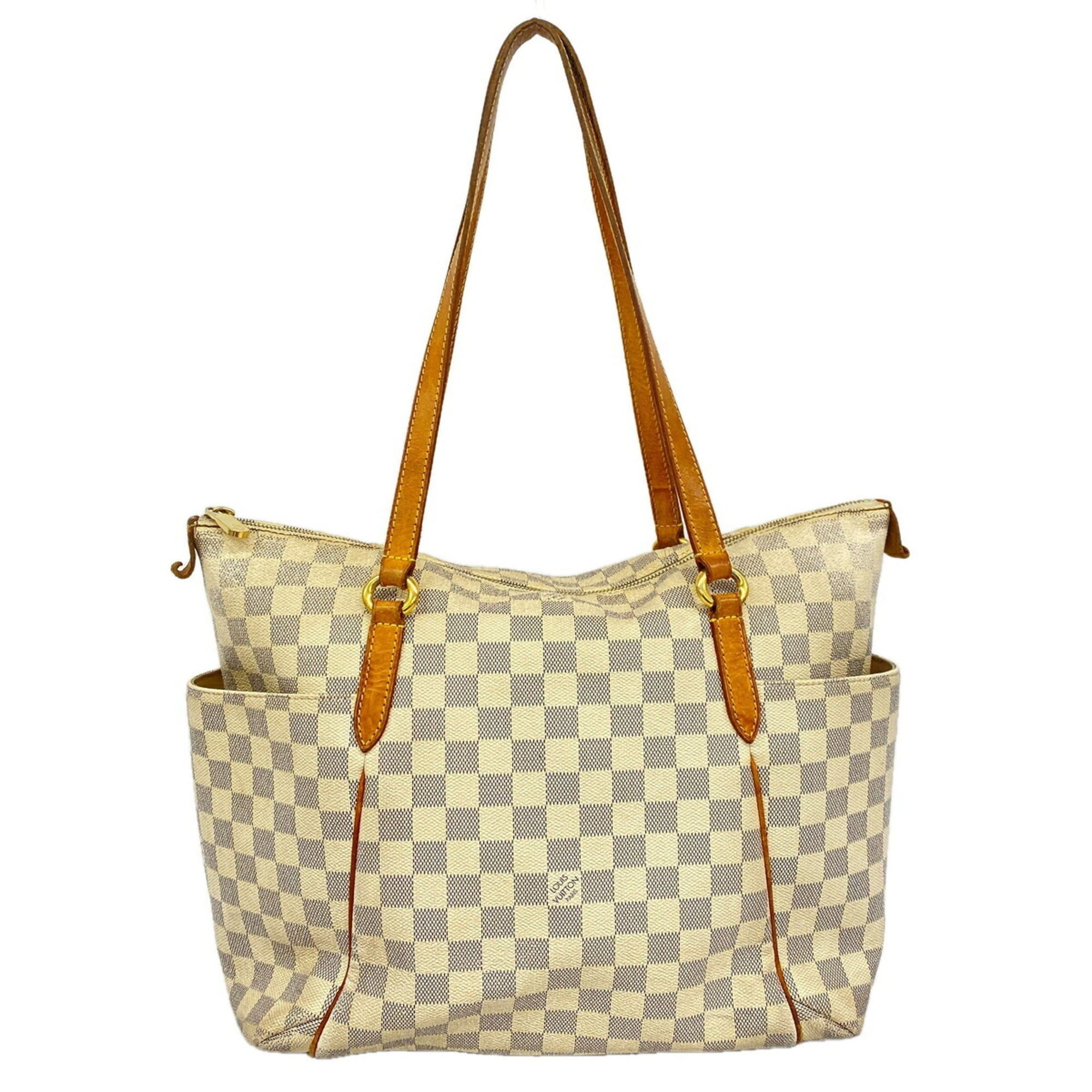 Louis Vuitton Louis Vuitton Damier Azur Totally MM Tote Bag N51262 White Women's Size ONE SIZE - 1 Thumbnail