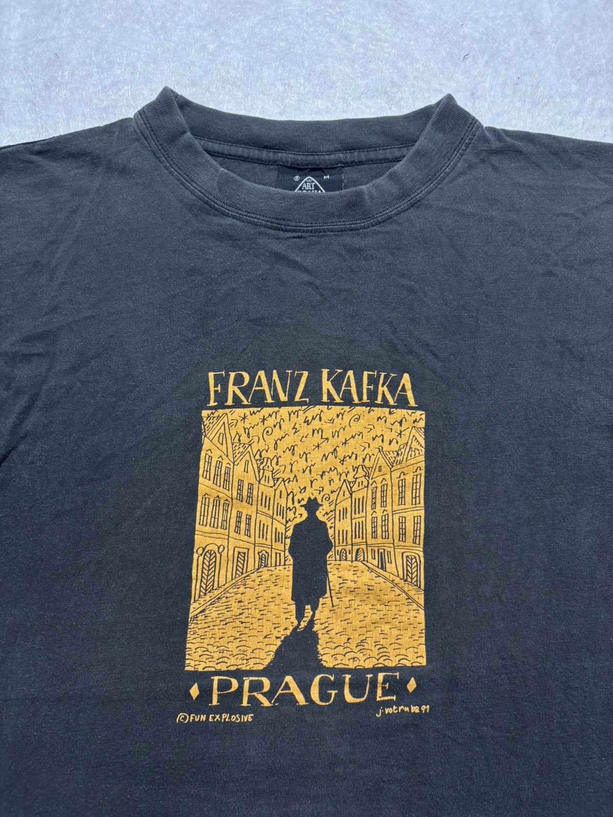 Vintage Vintage Franz Kafka Wear by Zack De La Rocha RATM Tshirt Size US M / EU 48-50 / 2 - 2 Thumbnail
