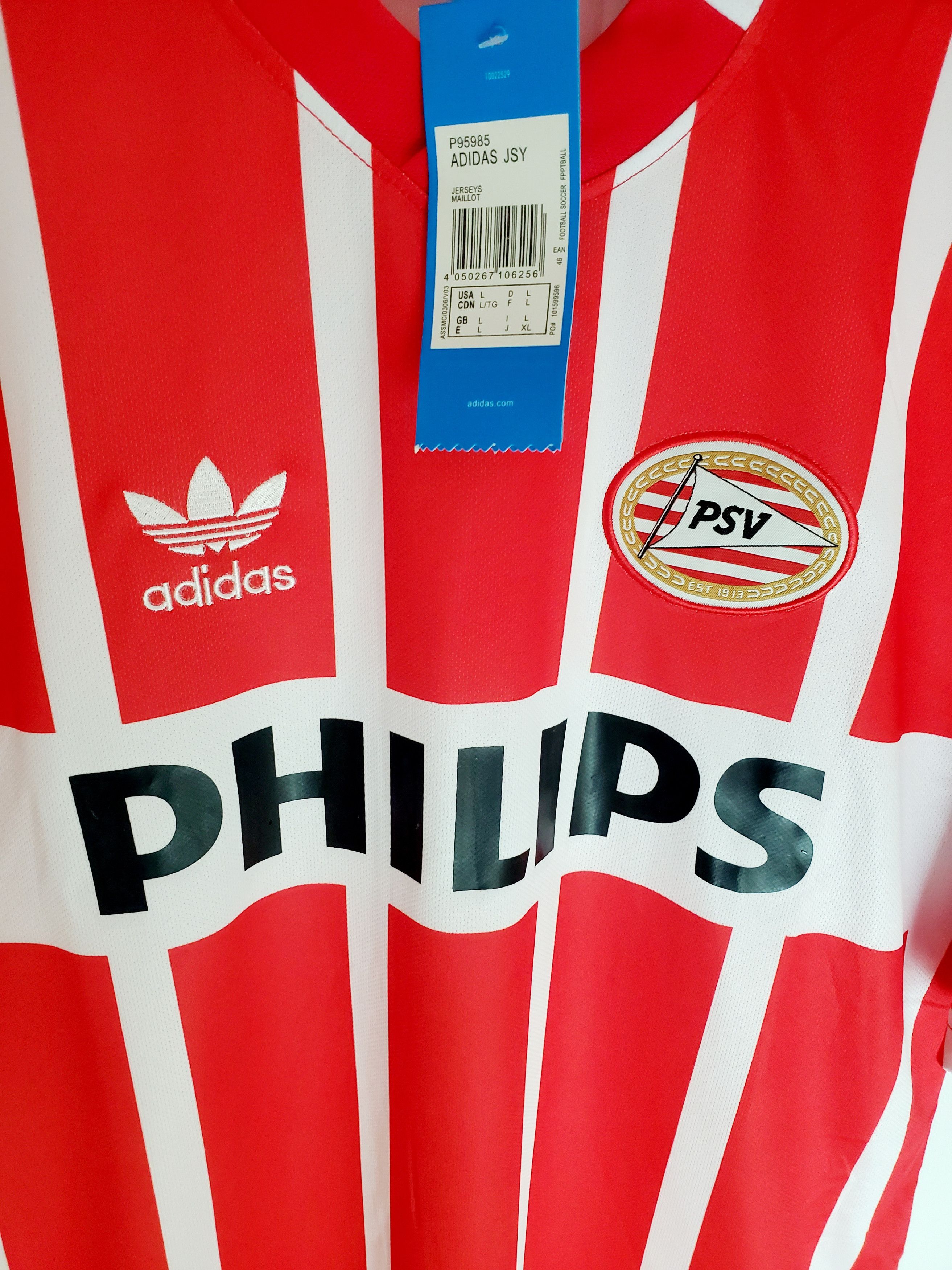 Vintage Vintage 90s PSV EINDHOVEN HOME Jersey #9 Ronaldo L Size US L / EU 52-54 / 3 - 3 Thumbnail