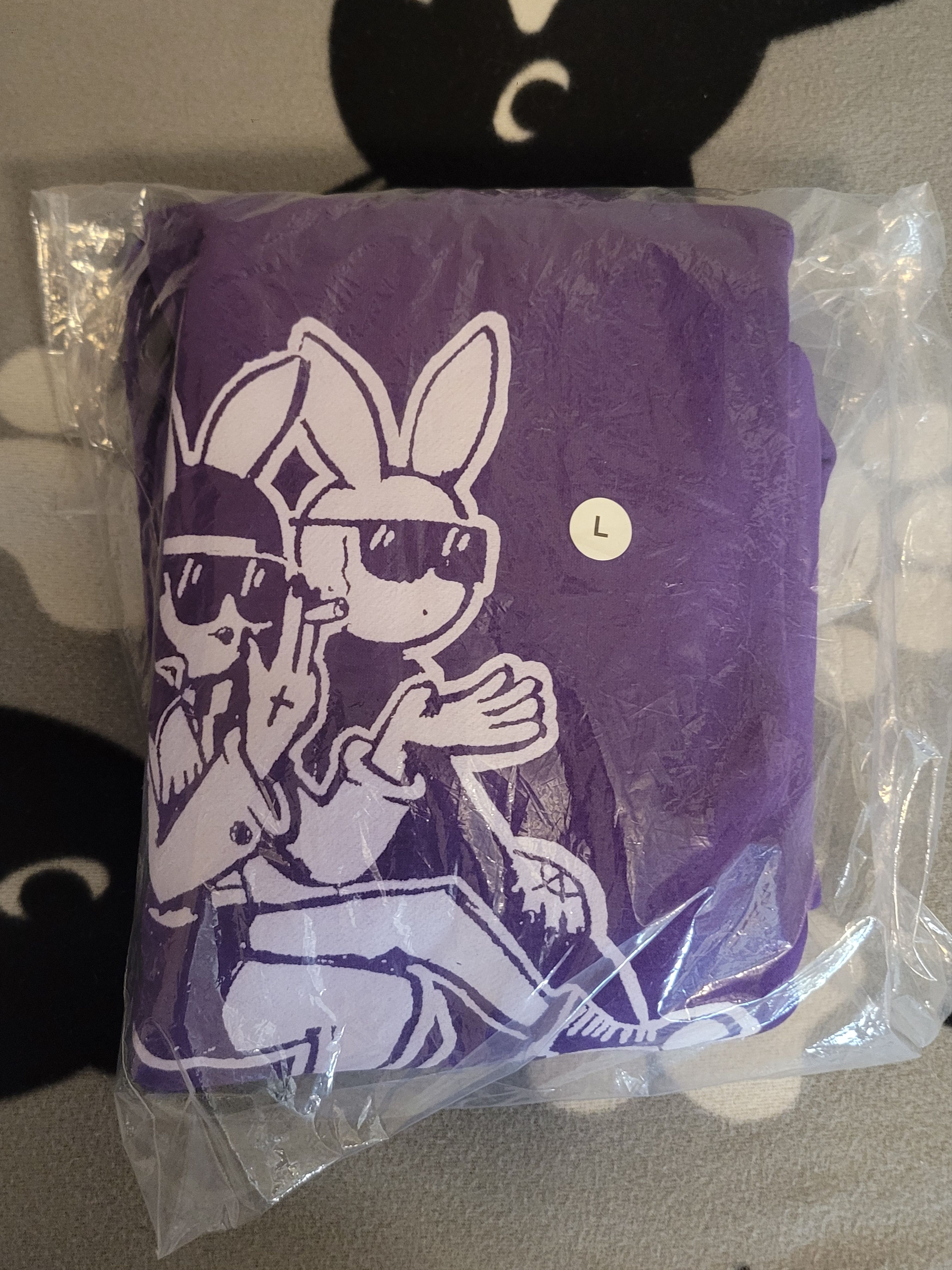 image of Kodone Valentines Hoodie in Purple, Men's (Size Large)