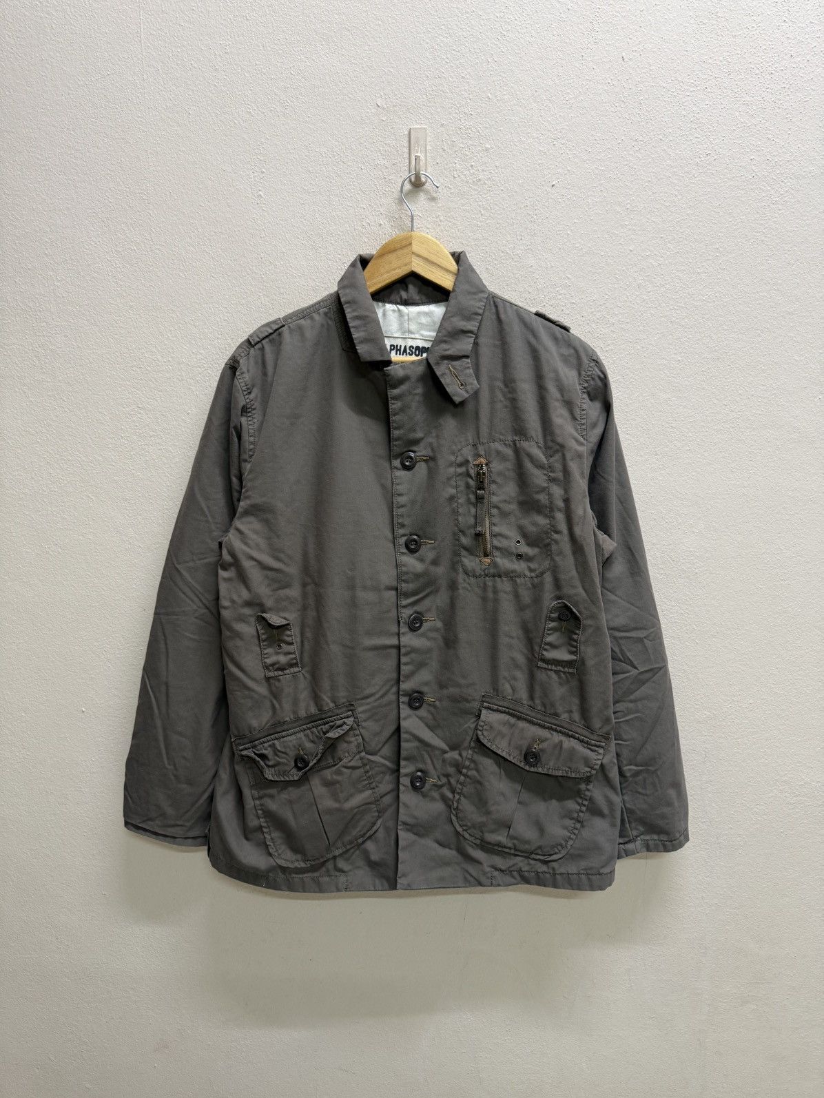 Vintage Alphasophy Field Military Jacket Slang Pocket Size US M / EU 48-50 / 2 - 18 Thumbnail