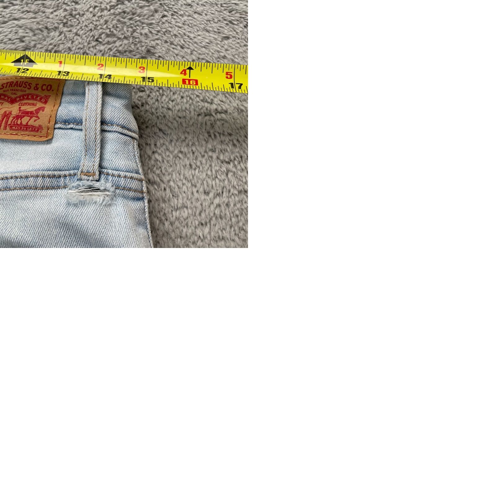Levi's Levi's 721 Jeans Womens 29 Blue High Rise Skinny Denim Cotton Polyester Spandex Button Zip 5-Pocket 30 Inseam Light Wash - Regular Mens Womens Girls Size 29" - 9 Thumbnail