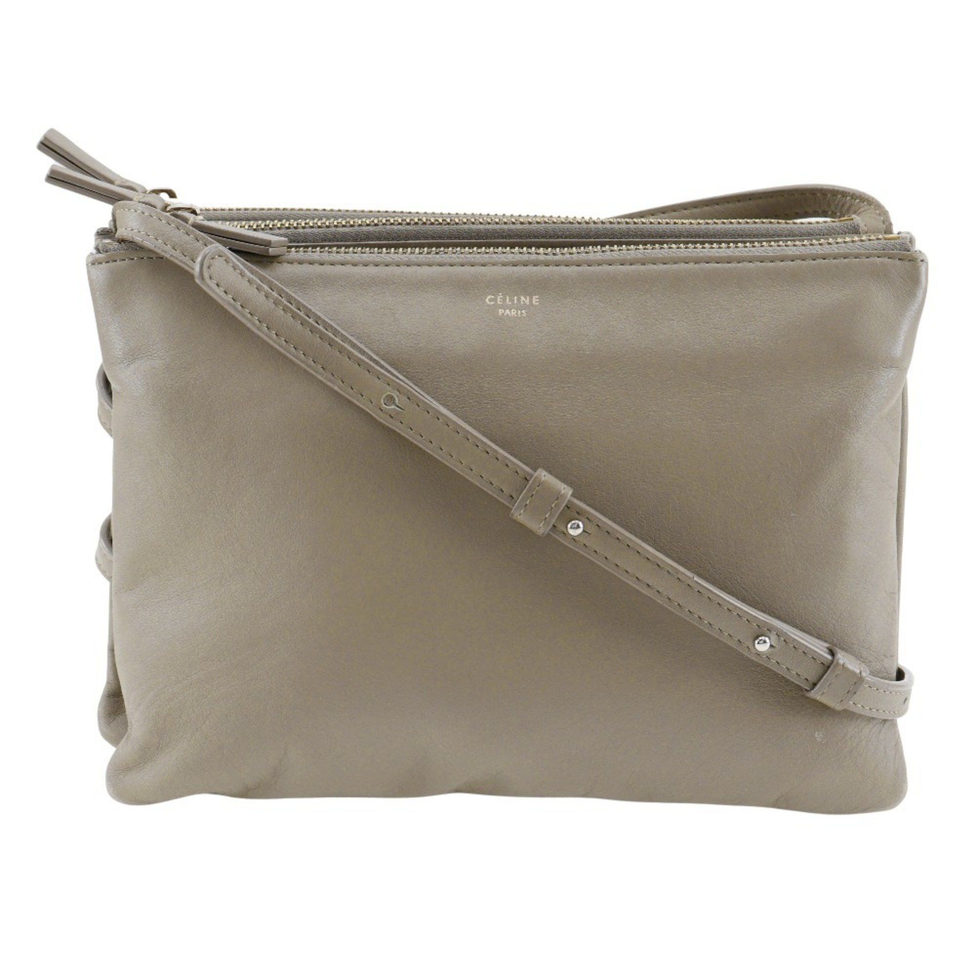 Celine CELINE Trio Large Shoulder Bag Calf A5 for Women Size ONE SIZE - 1 Thumbnail
