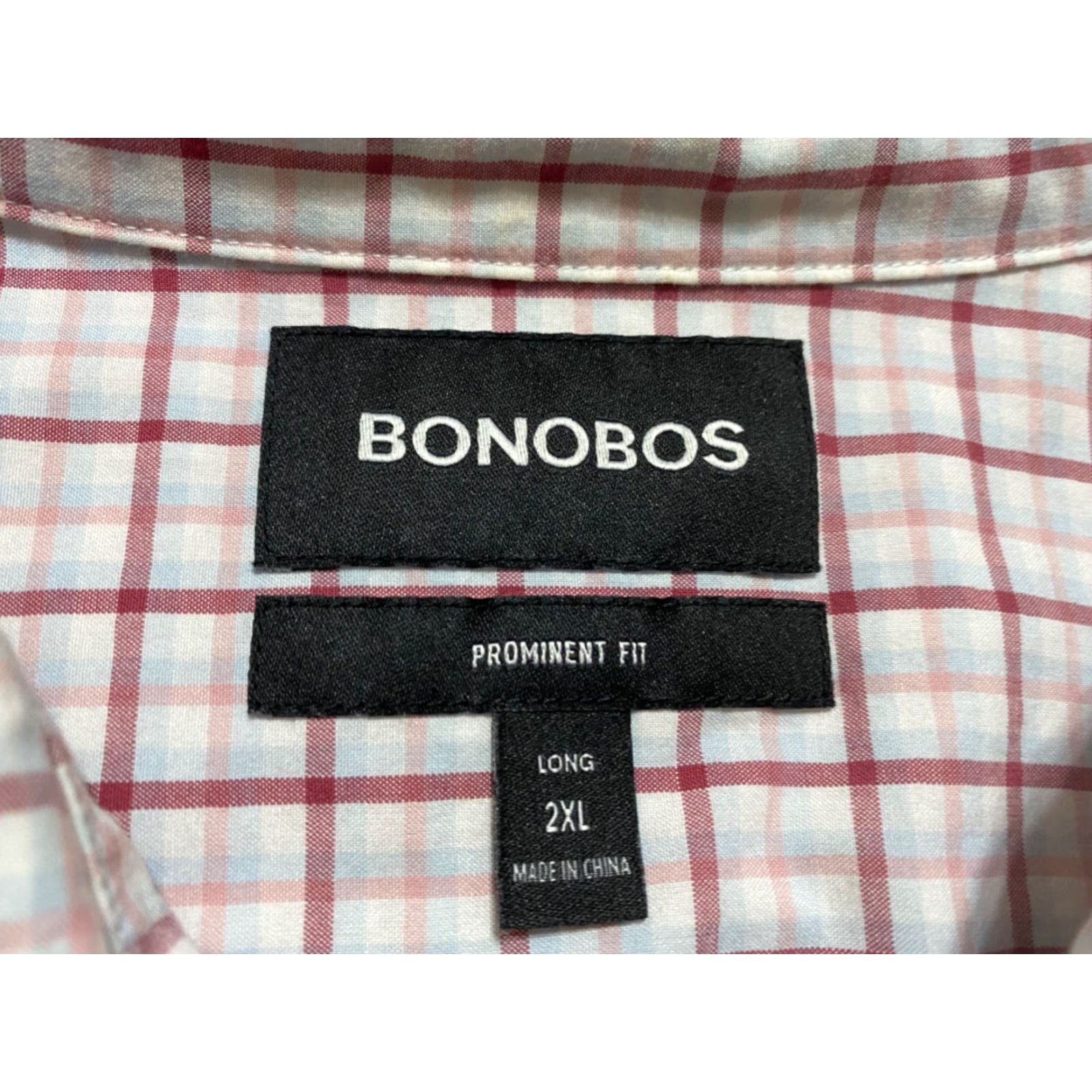 Bonobos Bonobos Button-Up Shirt Mens 2XL Multicolor Plaid Long Sleeve Cotton Size US XXL / EU 58 / 5 - 5 Thumbnail