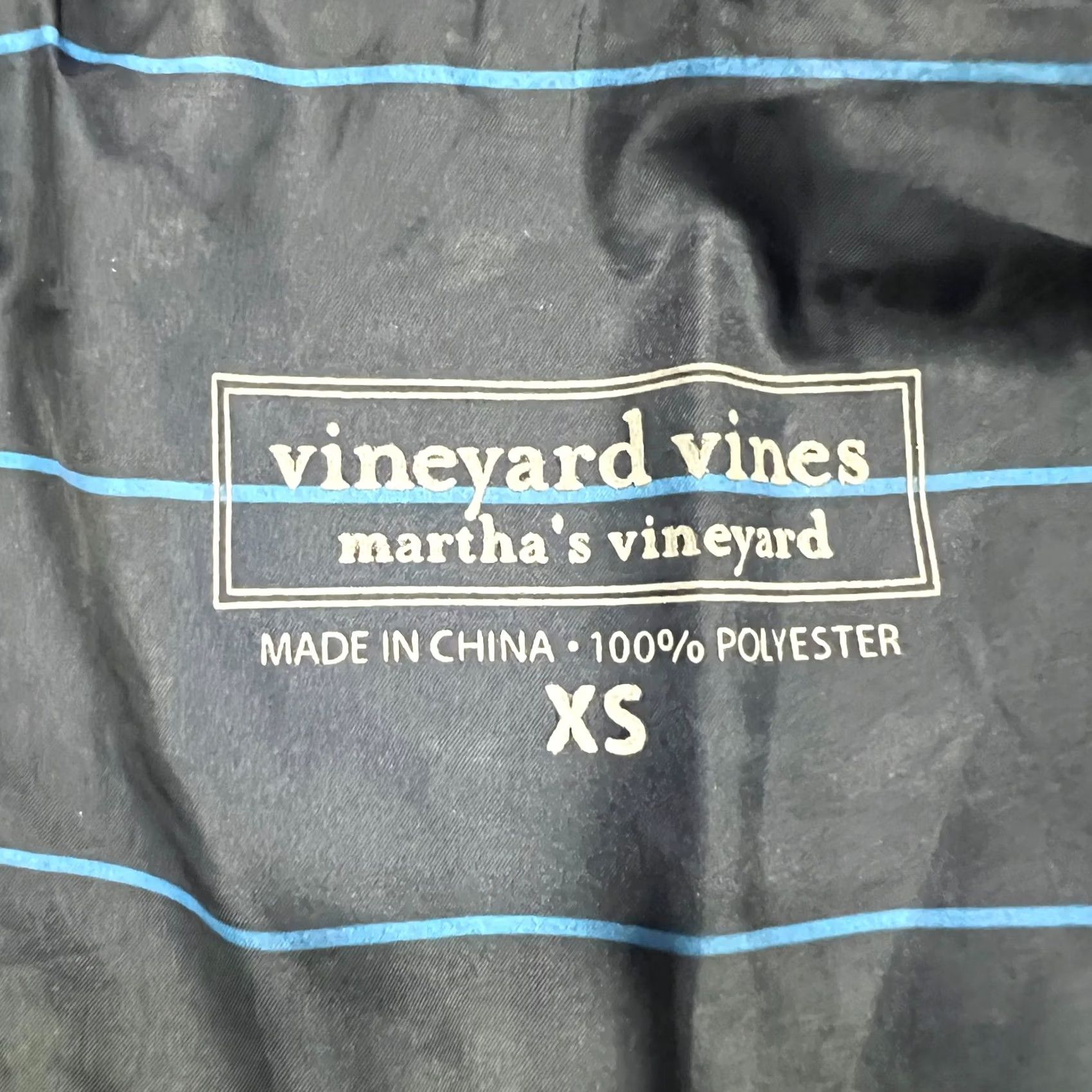 Vineyard Vines Vineyard Vines Puffer Vest Full Zip XS Mens Blue Jacket READ Small Hole Back Read Size US XS / EU 42 / 0 - 4 Thumbnail