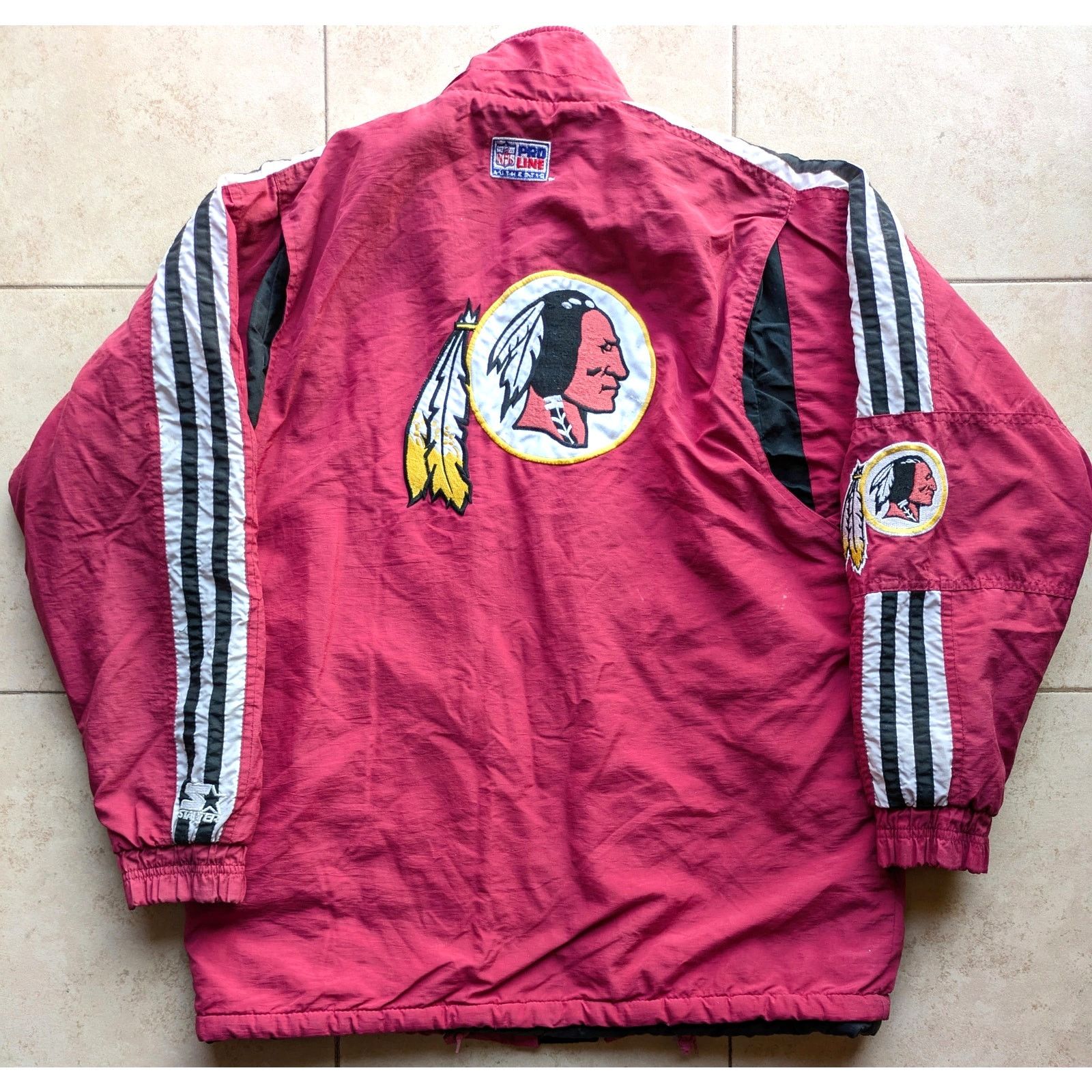 Starter Washington Redskins 90s STARTER puffer coat M red NFL vtg Size US M / EU 48-50 / 2 - 2 Thumbnail