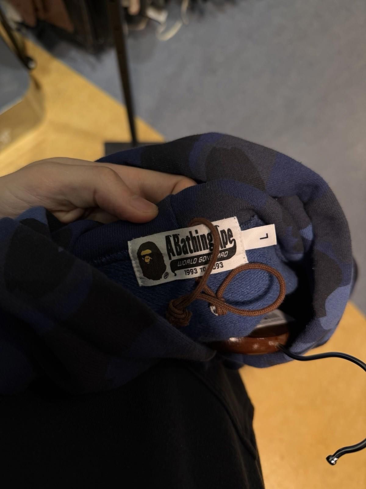 Other A Bathing Ape BAPE Blue Camo Pullover Hoodie Size Large Size US L / EU 52-54 / 3 - 10 Thumbnail