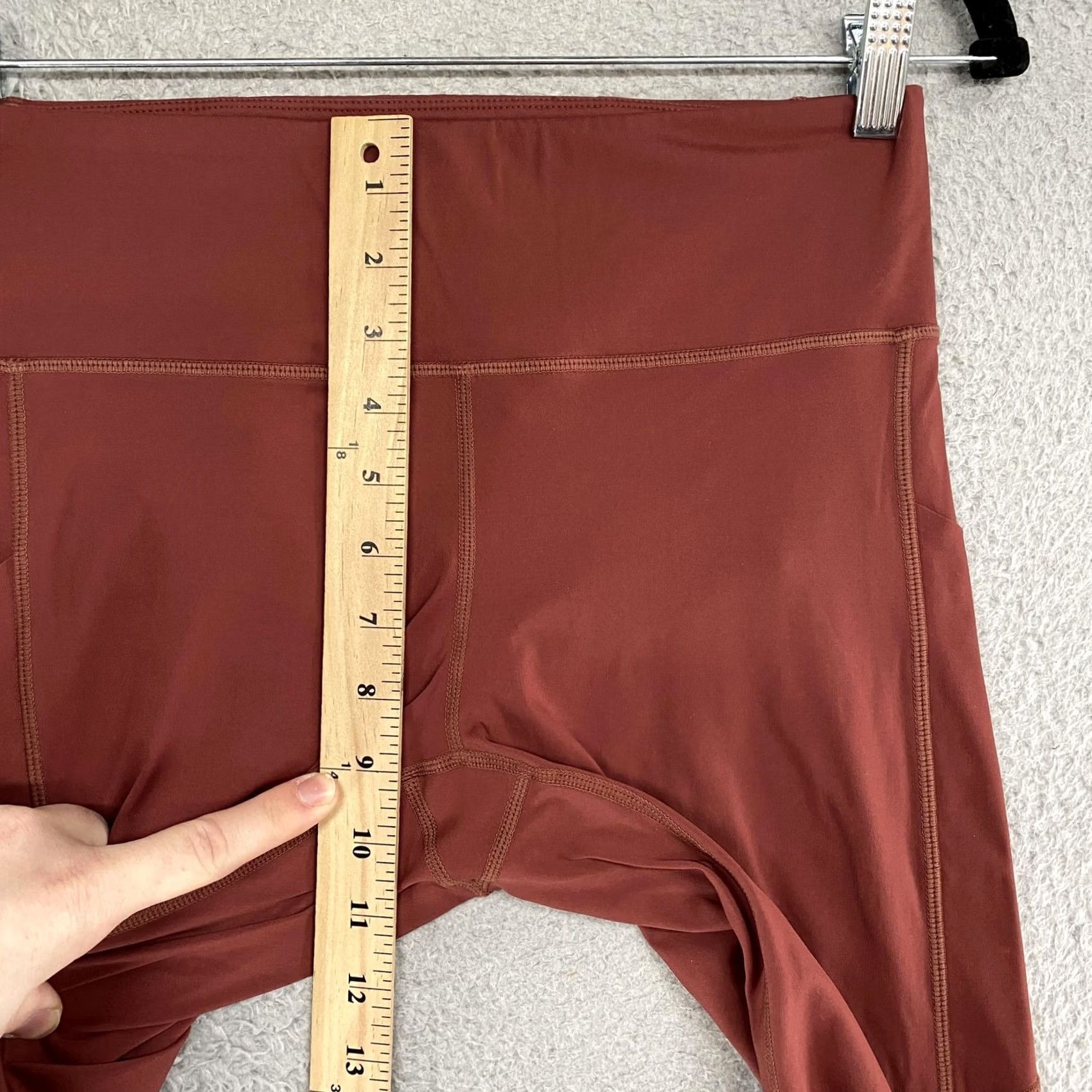 Vuori Vuori Leggings Womens Small Brown High Rise Ankle Pockets Yoga Gym Workout Size 28" / US 6 / IT 42 - 5 Thumbnail