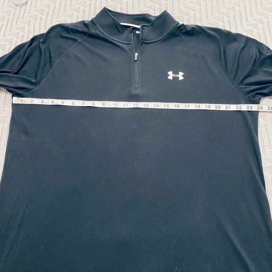 Under Armour Under Armour black quarter zip loose heatgear pullover Size US XL / EU 56 / 4 - 5 Thumbnail