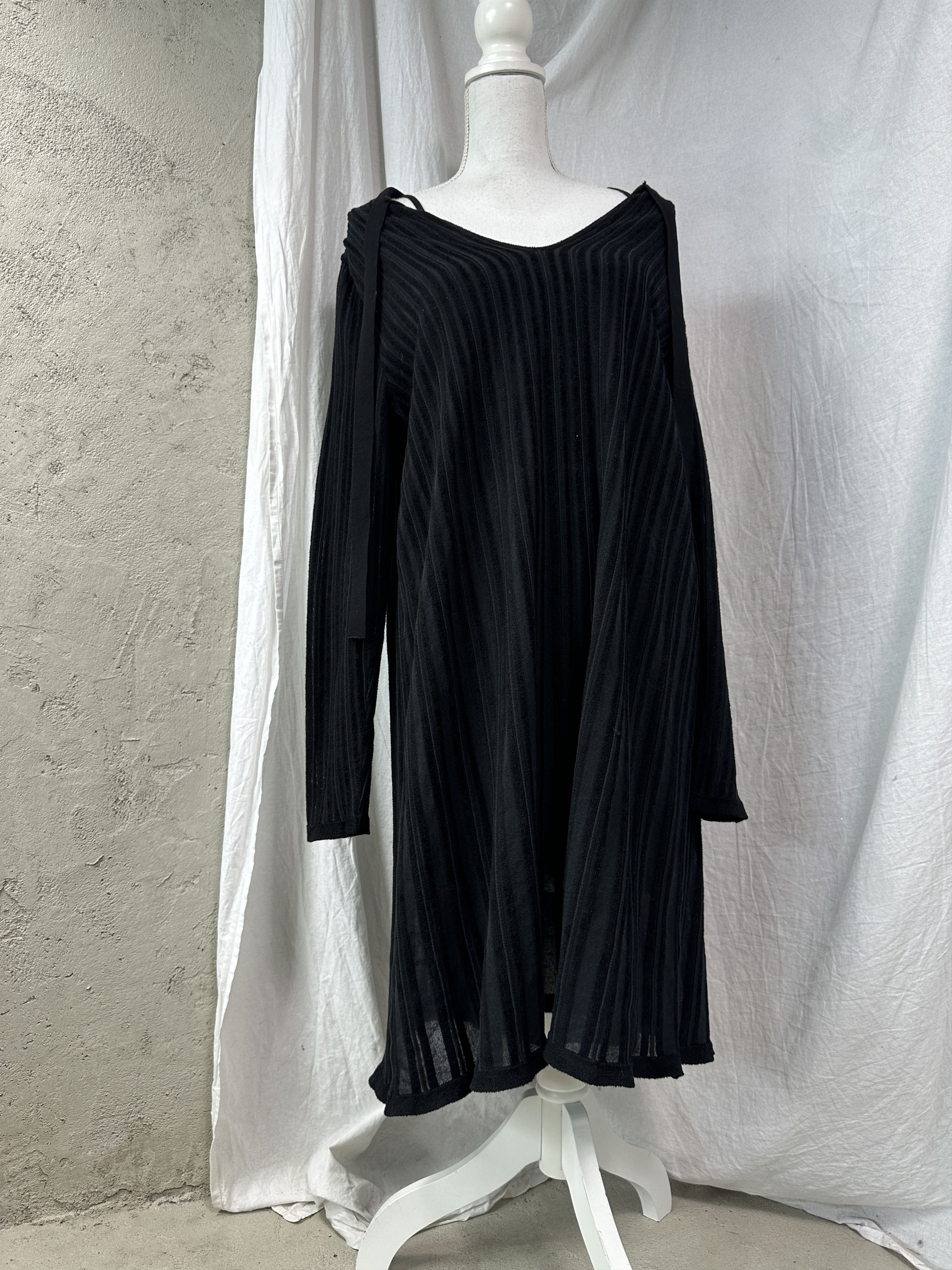 Missoni Vintage Avant Garde Striped Maxi Layered Missoni Dress Y2K Size L / US 10 / IT 46 - 2 Thumbnail