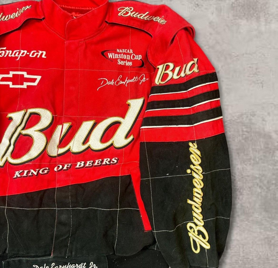 NASCAR Vintage Budweiser NASCAR Racing Jacket m Size US M / EU 48-50 / 2 - 3 Thumbnail