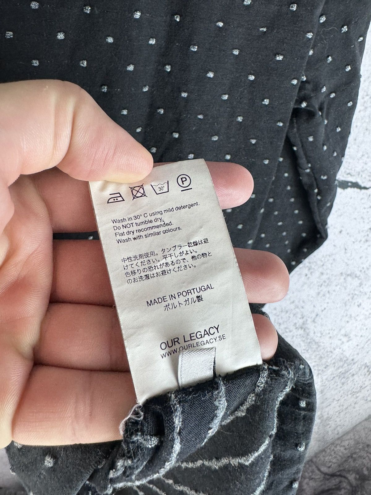 Our Legacy AW15 Jacquard S Dot T-Shirt Size US S / EU 44-46 / 1 - 5 Thumbnail