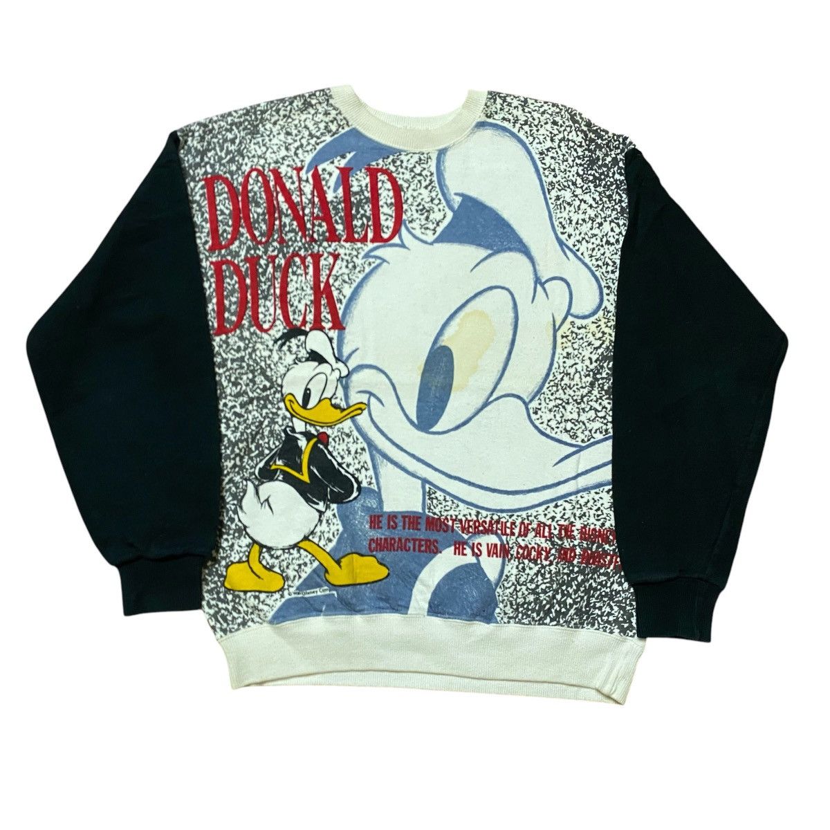 Disney × Vintage Vintage 90's Walt Disney's Donald Duck graphic sweatshirts Size US M / EU 48-50 / 2 - 1 Thumbnail