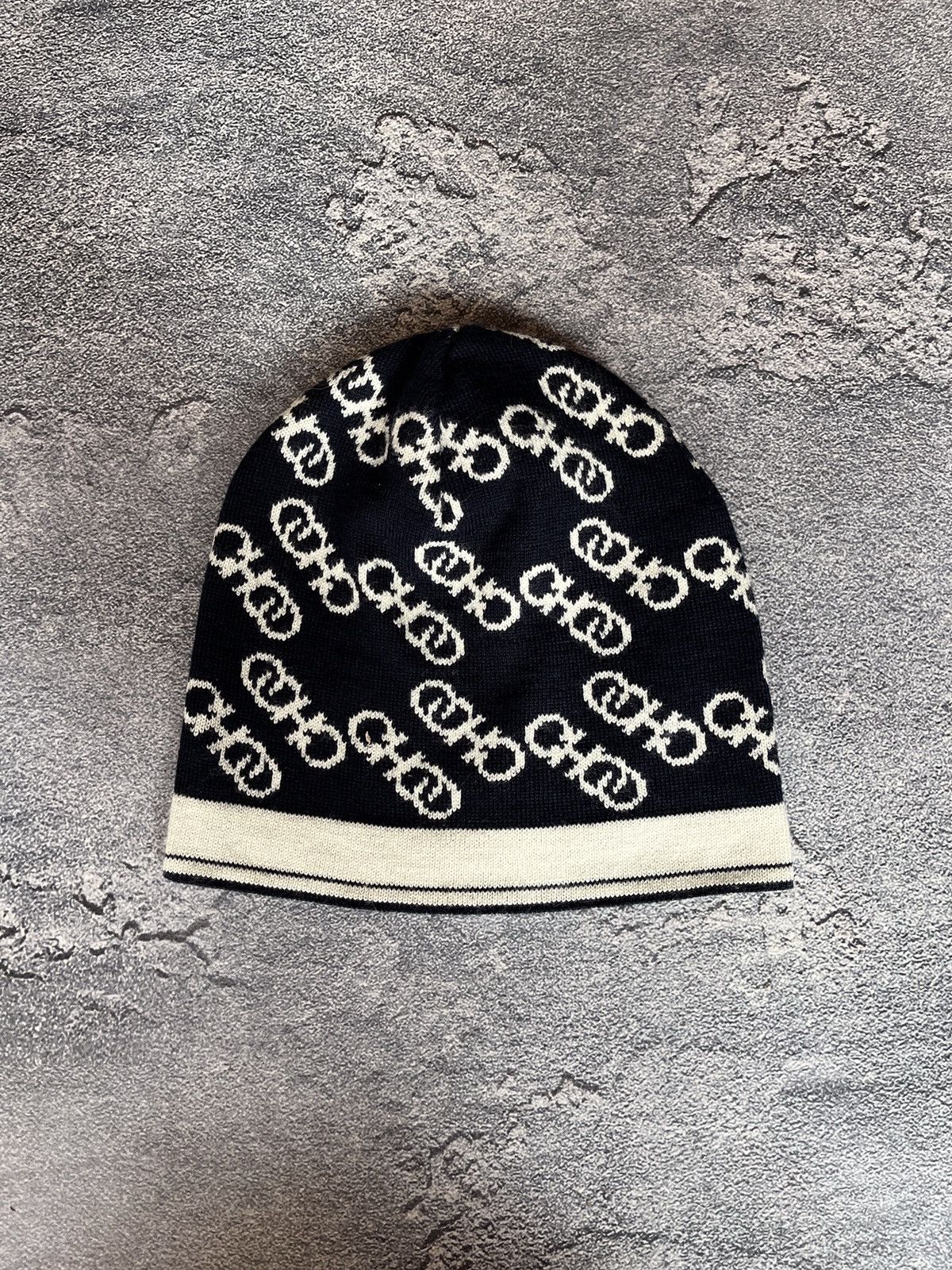 Jimmy Choo Jimmy Choo Monogram Beanie Hat Cap Size ONE SIZE - 1 Thumbnail