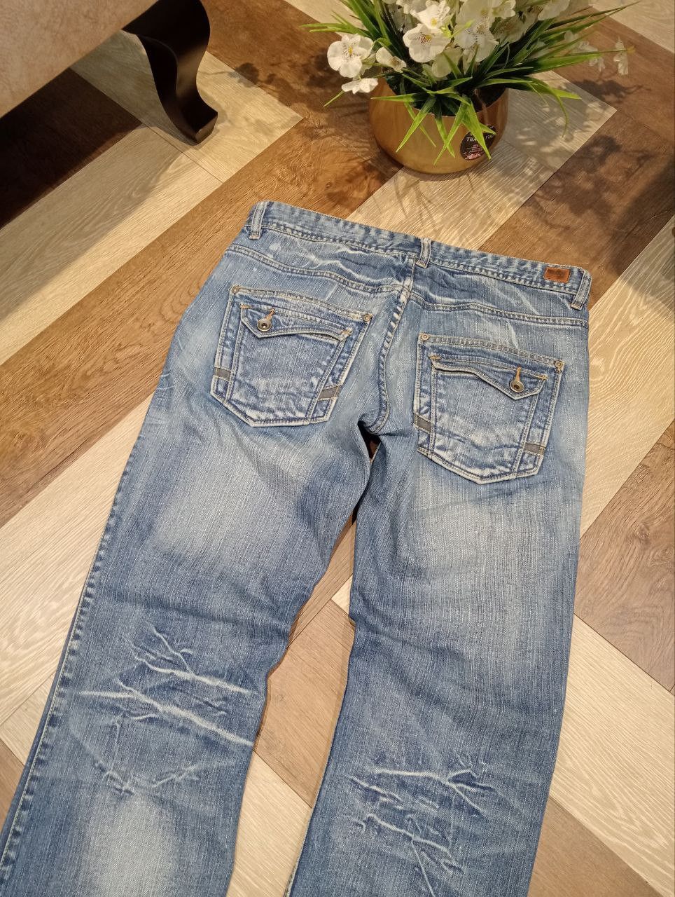 Nicole Club JAPANESE NICOLE CLUB FOR MEN FLARED DENIM JEANS Size US 34 / EU 50 - 13 Thumbnail