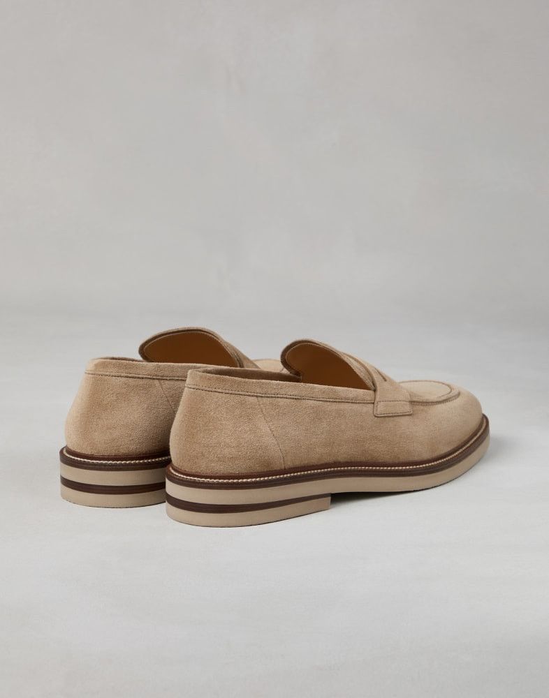 Brunello Cucinelli o1w1db10825 Pair Of Loafers in Brown Size US 12 / EU 45 - 3 Thumbnail
