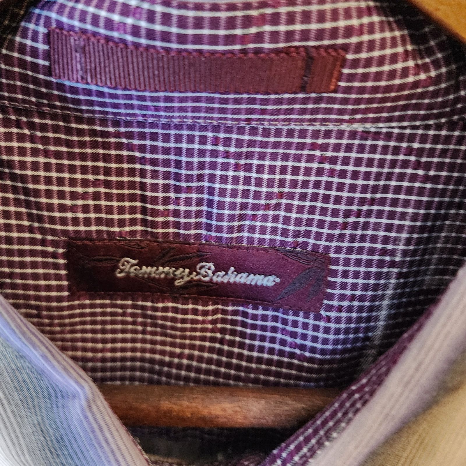 Tommy Bahama Tommy Bahama Men's XL Striped Shirt Cotton Silk Blend Size US XL / EU 56 / 4 - 8 Thumbnail