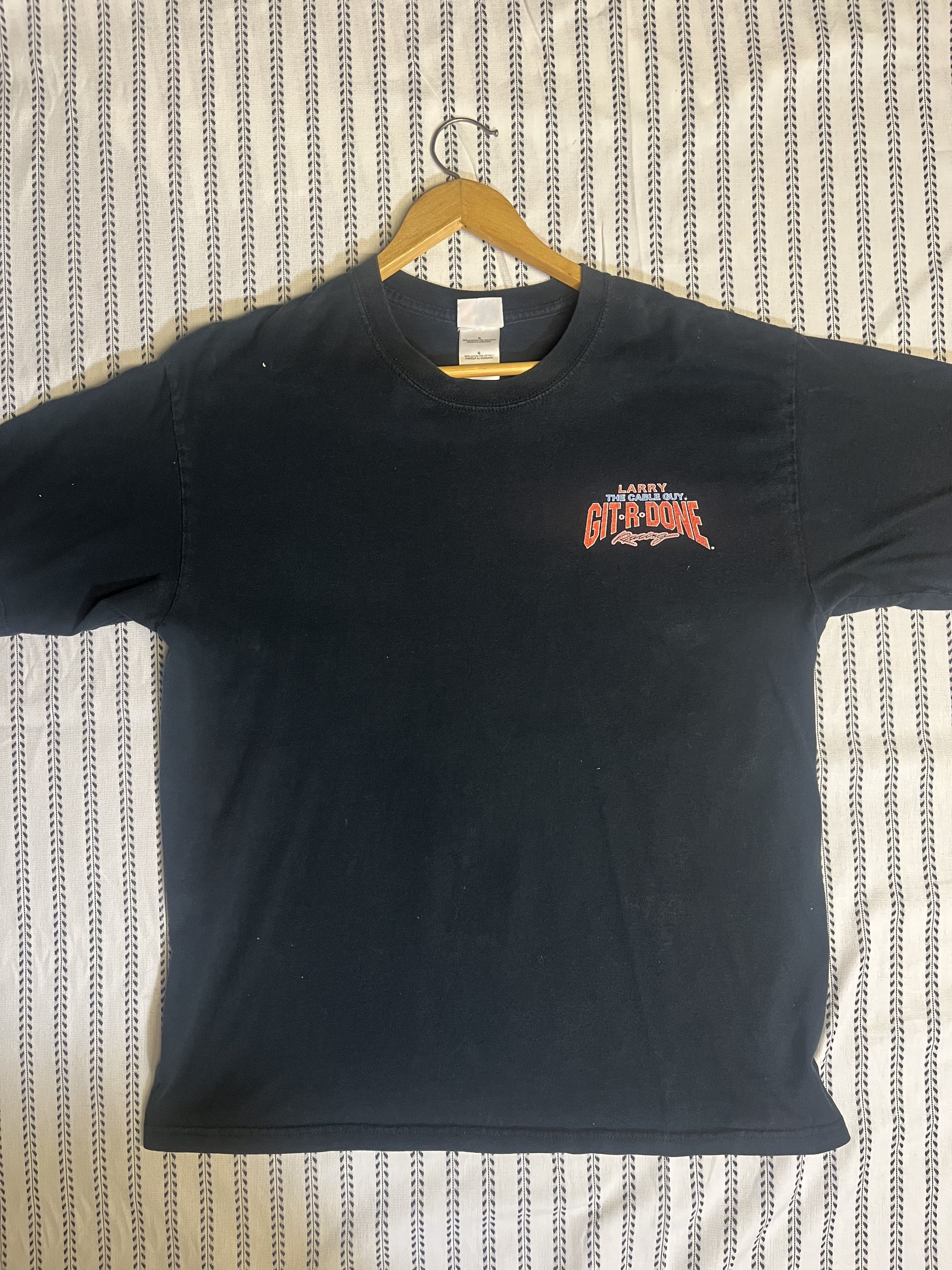 Bass Pro Shops Vintage Y2K Bass Pro Git R Done Racing Graphic T Shirt Size US L / EU 52-54 / 3 - 2 Thumbnail