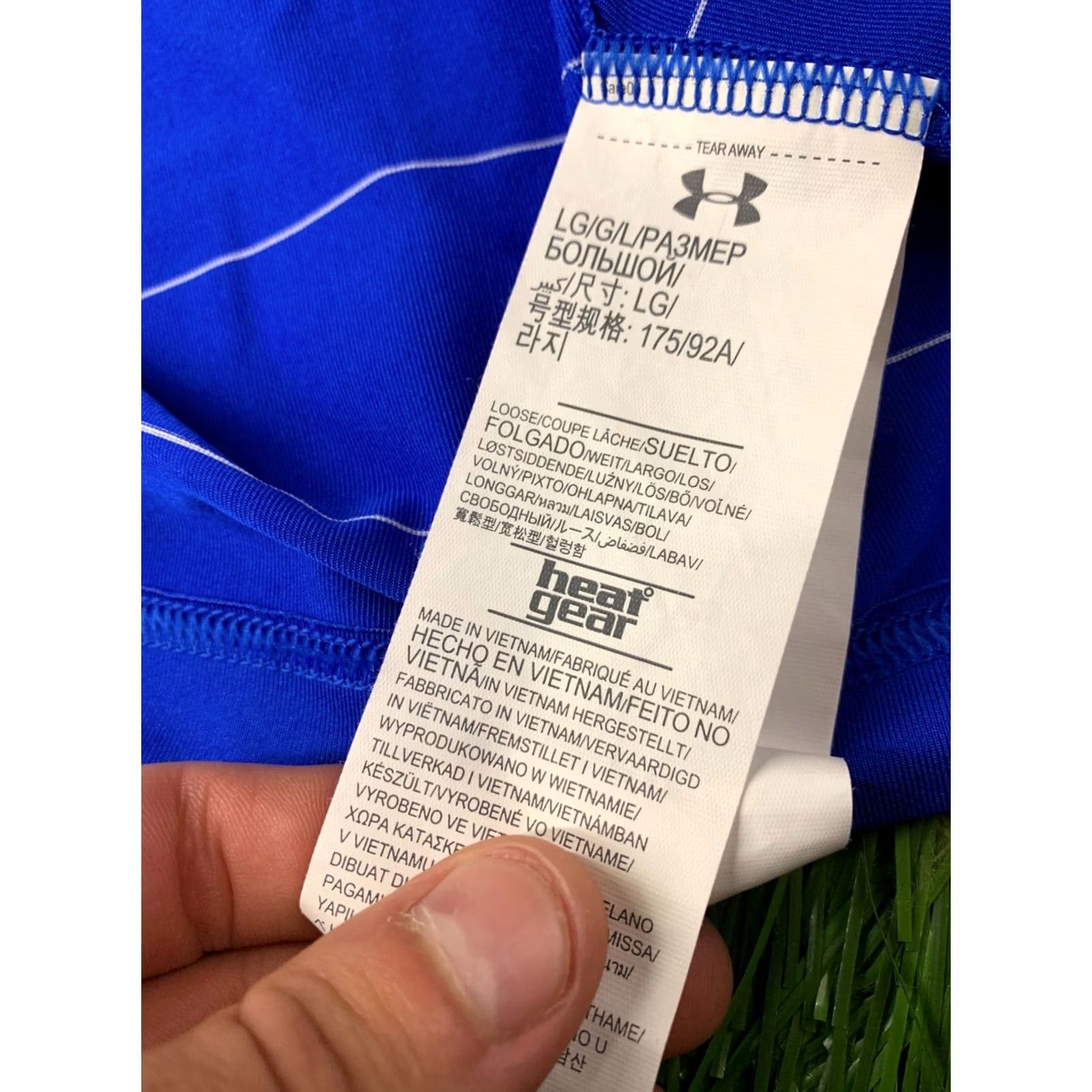 Under Armour Under Armour HeatGear 2017 Polo Shirt Jersey Adult Large Blue and White Size US L / EU 52-54 / 3 - 6 Thumbnail