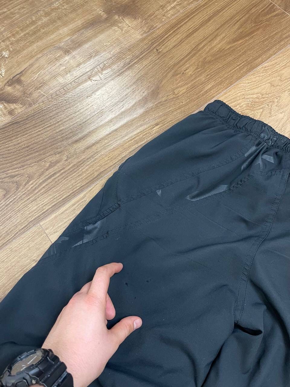 Nike × Vintage Vintage Nike Y2K Style 90’s Black Nylon Drill Pants Joggers Size US 32 / EU 48 - 19 Thumbnail