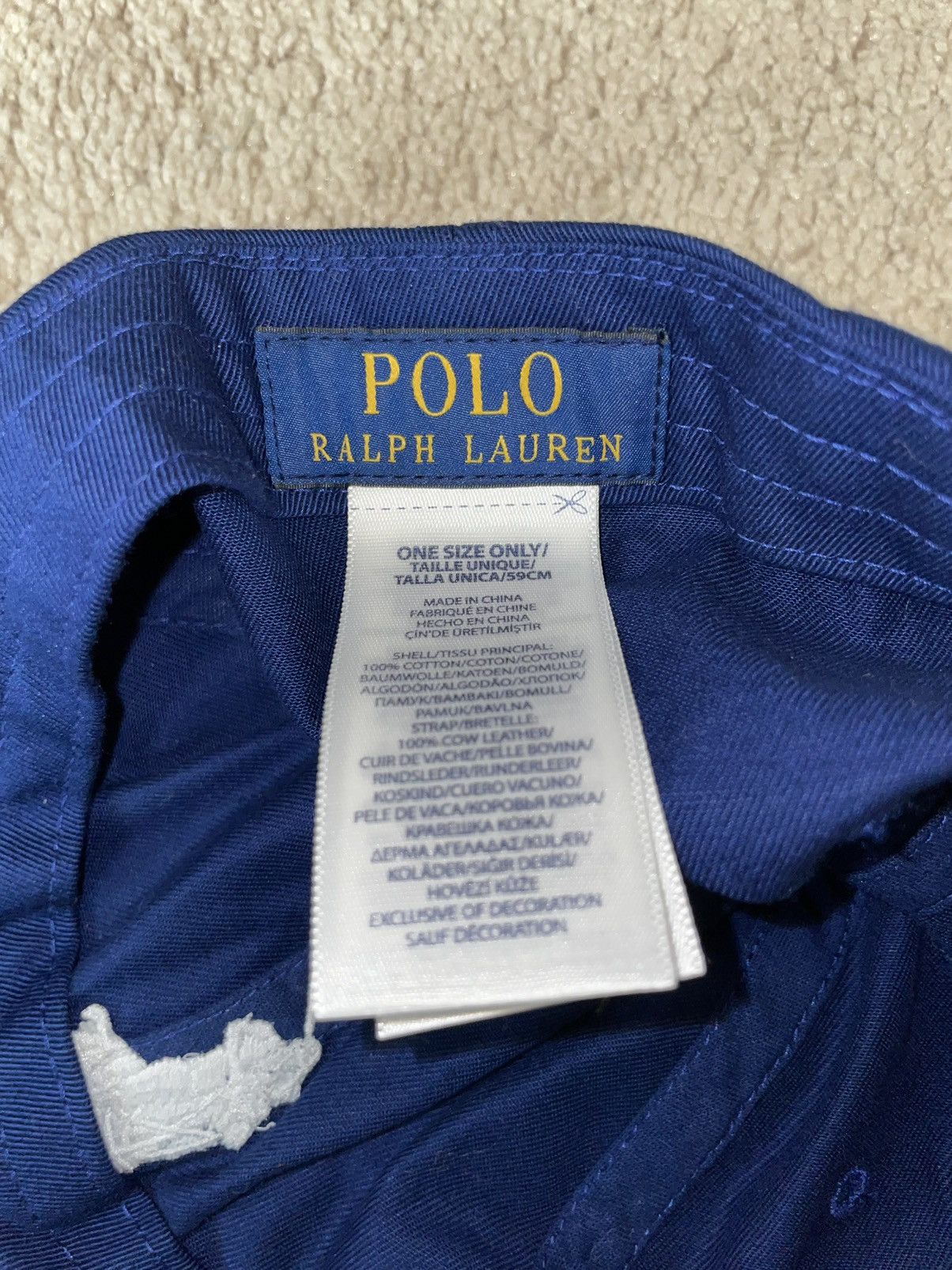 Polo Ralph Lauren Polo Ralph Lauren Big Pony Chino Ball Cap Size ONE SIZE - 3 Thumbnail