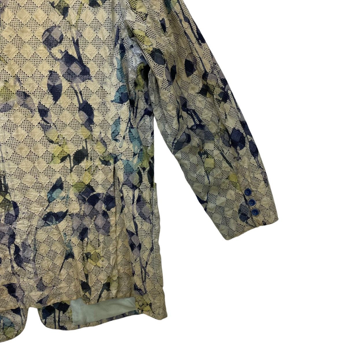 Yohji Yamamoto Vintage Pacthwork Mesh Jacket Size US M / EU 48-50 / 2 - 8 Thumbnail