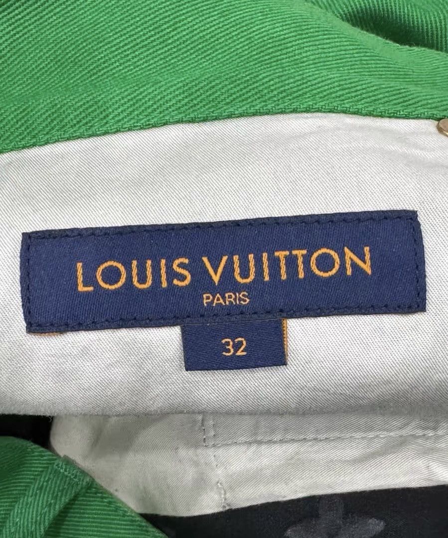 Louis Vuitton LOUIS VUITTON 32 Carpenter Embossed Monogram Denim Jeans Size US 32 / EU 48 - 9 Thumbnail