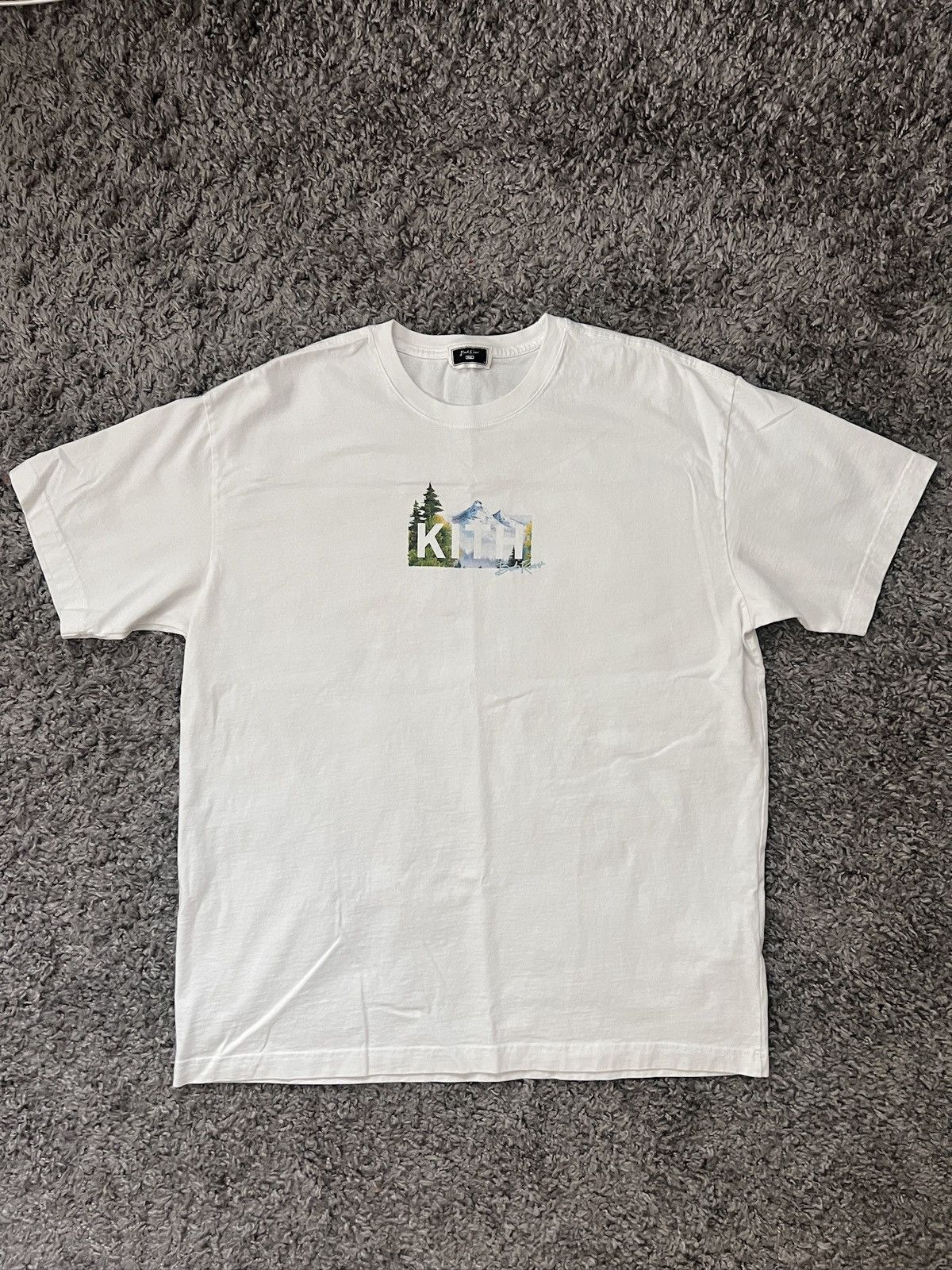 Kith Kith X Bob Ross Box Logo Tee White Large Size US L / EU 52-54 / 3 - 1 Thumbnail