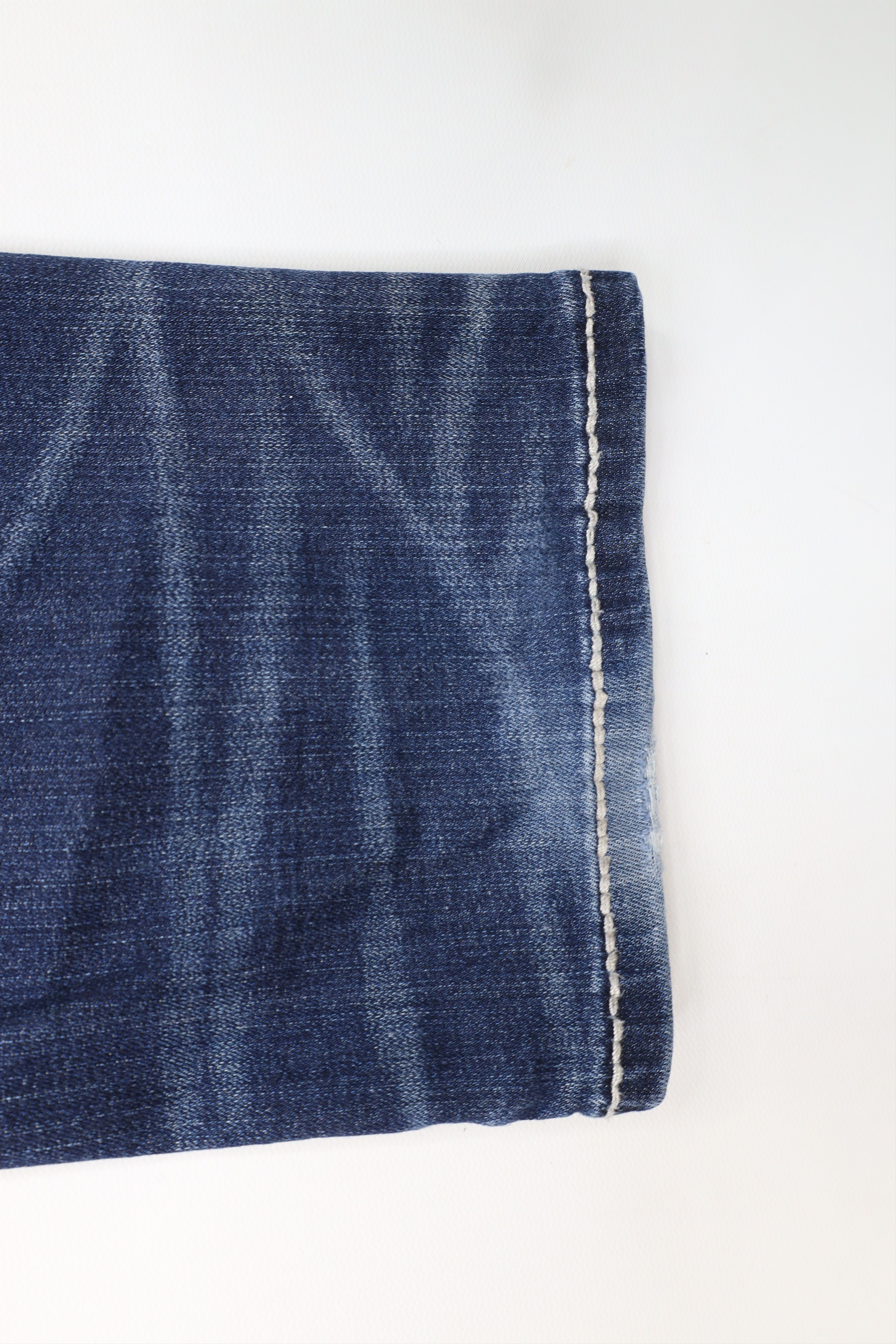 Vintage Buckle Black BKE Stitch Stretch Boot Leg Denim Jeans Blue Size 30" / US 8 / IT 44 - 13 Thumbnail
