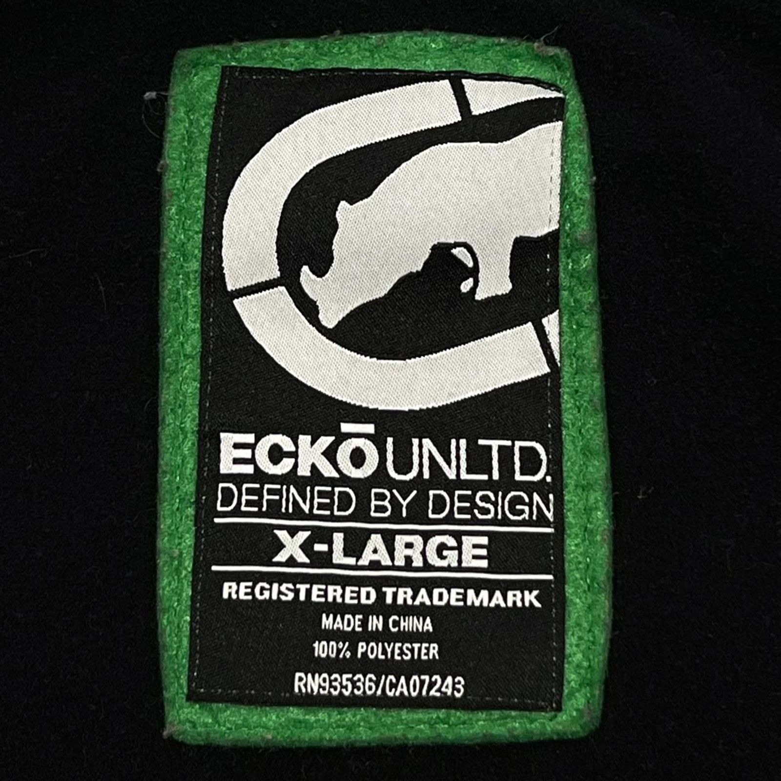 Ecko Unltd. Eckō Unltd. Black Striped Zip-Up Track Jacket Size US XL / EU 56 / 4 - 4 Thumbnail