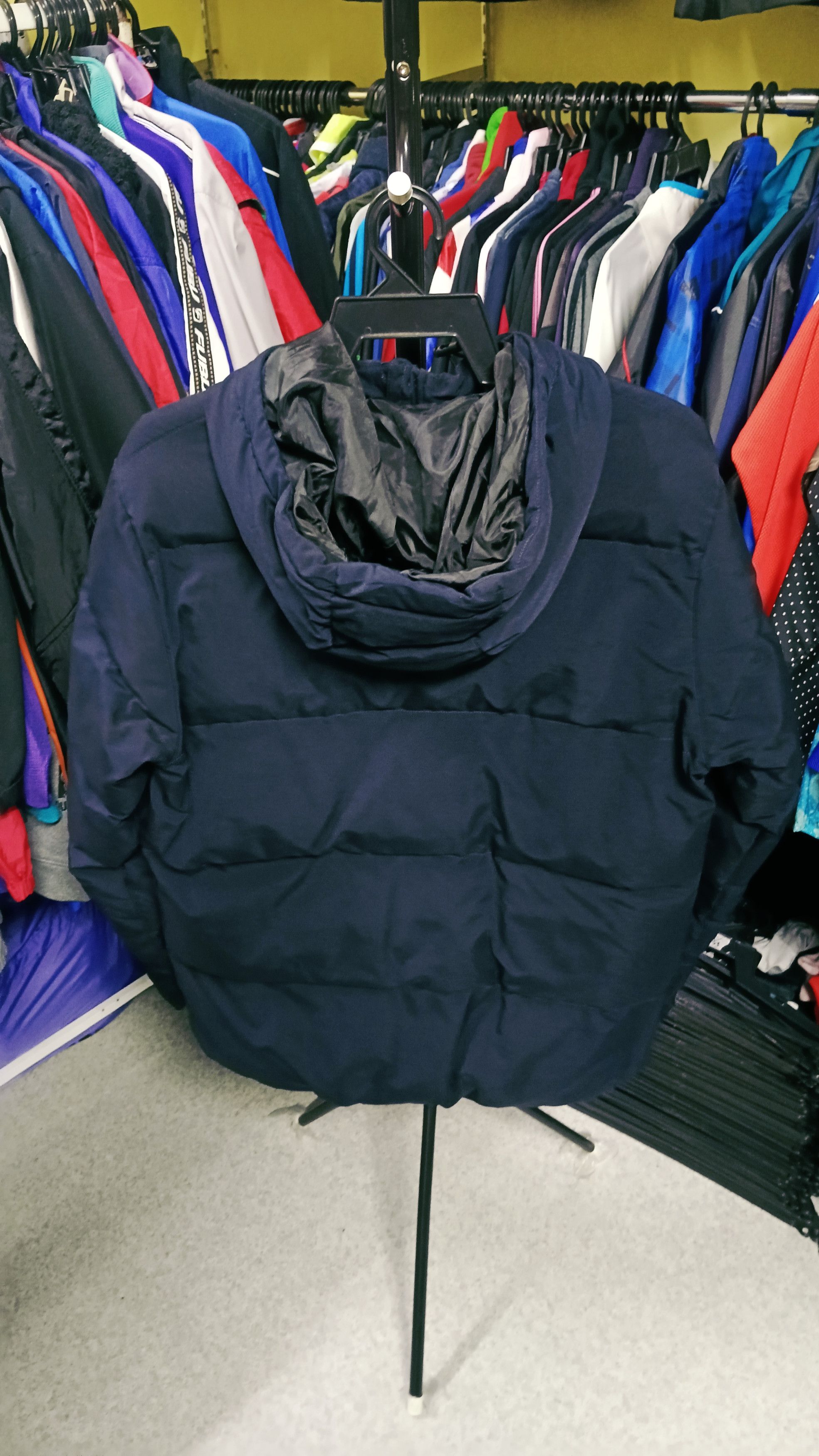 GU GU Navy Blue Padded Jacket Size US L / EU 52-54 / 3 - 2 Thumbnail