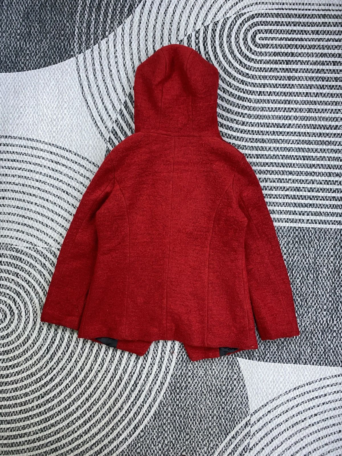 Issey Miyake Kavach Inspired Issey Miyake Style Asymmetrical Wool Jacket Size US M / EU 48-50 / 2 - 2 Thumbnail