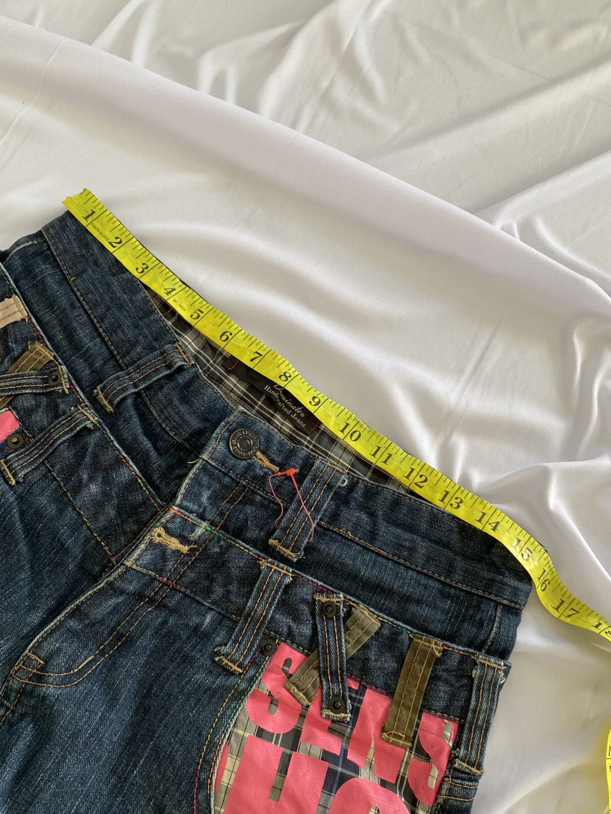Japanese Brand × Le Grande Bleu (L.G.B.) double waist dominate jeans pant grunge style y2k Size US 31 - 9 Thumbnail