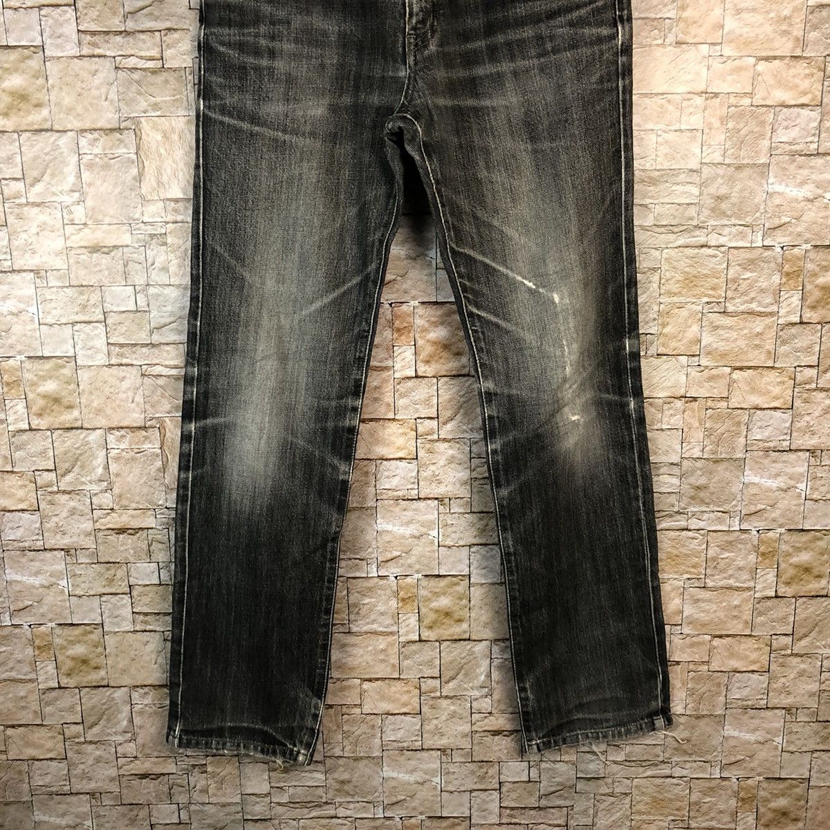 Edwin Edwin Black ripped distressed Denim Pants #A1035 Size US 29 - 3 Thumbnail