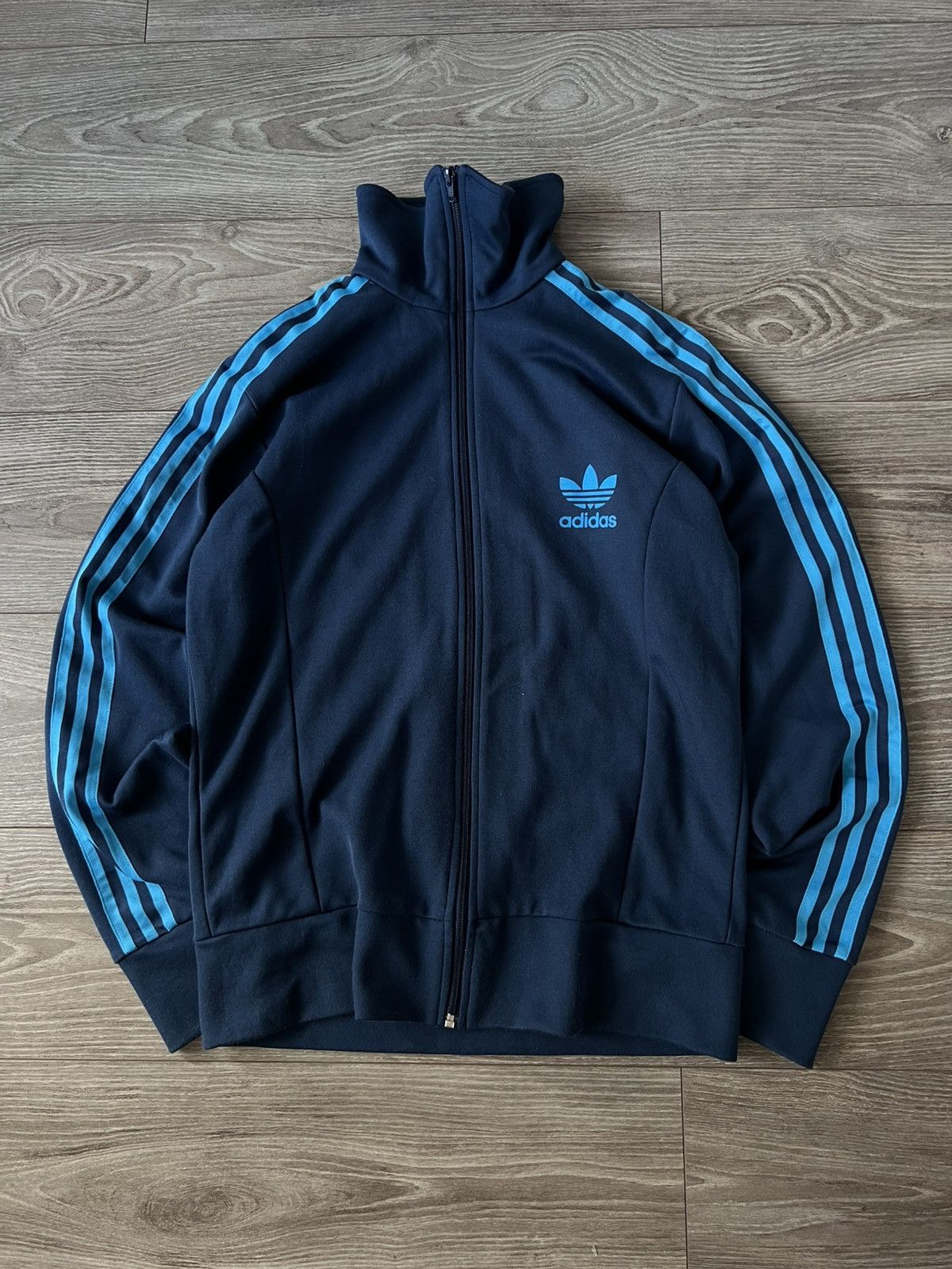 Adidas Vintage Adidas 2004 Football Blockcore Olympic Zip Jacket Size US L / EU 52-54 / 3 - 10 Thumbnail