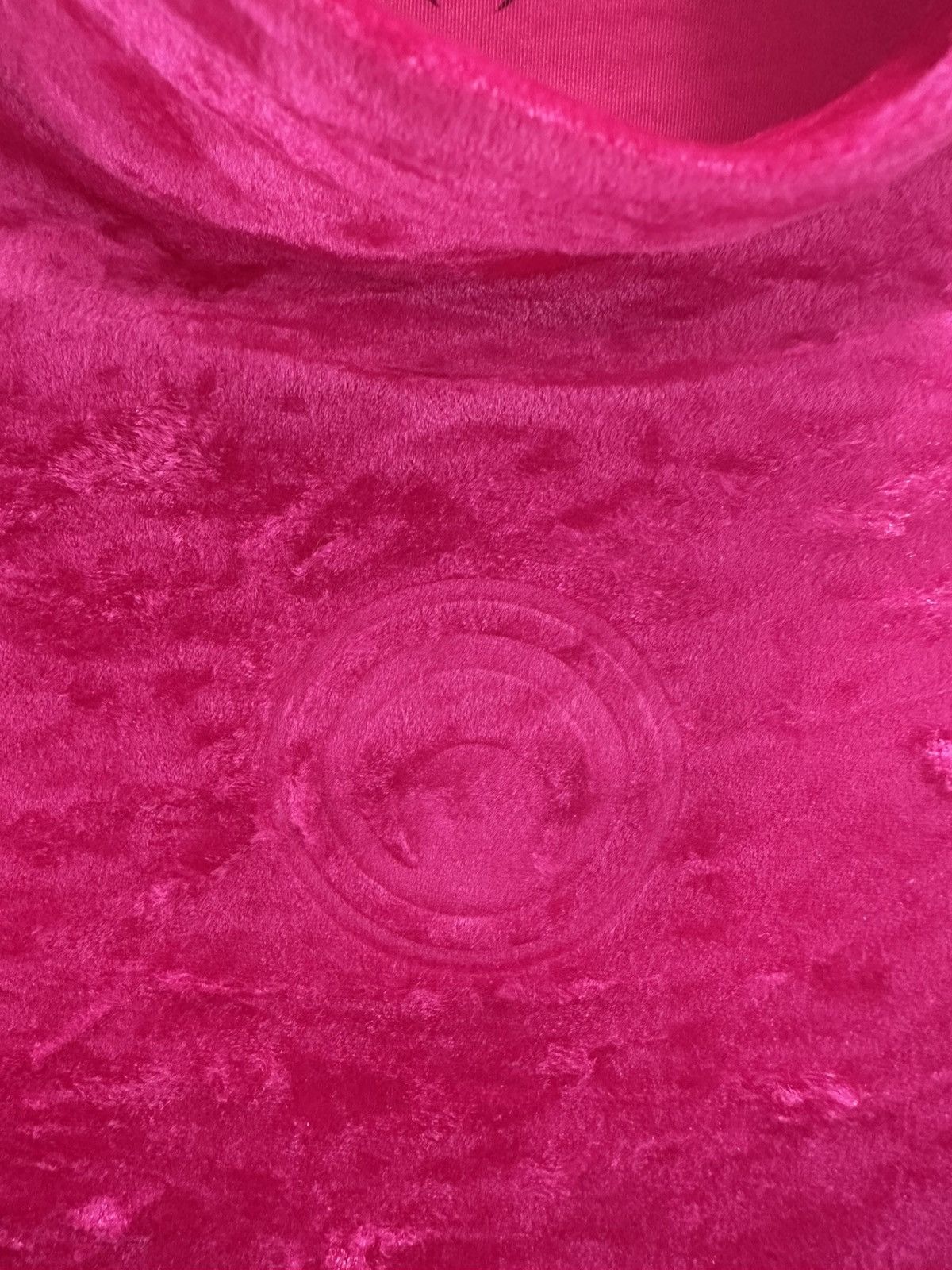 Marine Serre Marine Serre Pink Crushed Velvet Stretch Turtleneck Size US S / EU 44-46 / 1 - 4 Thumbnail
