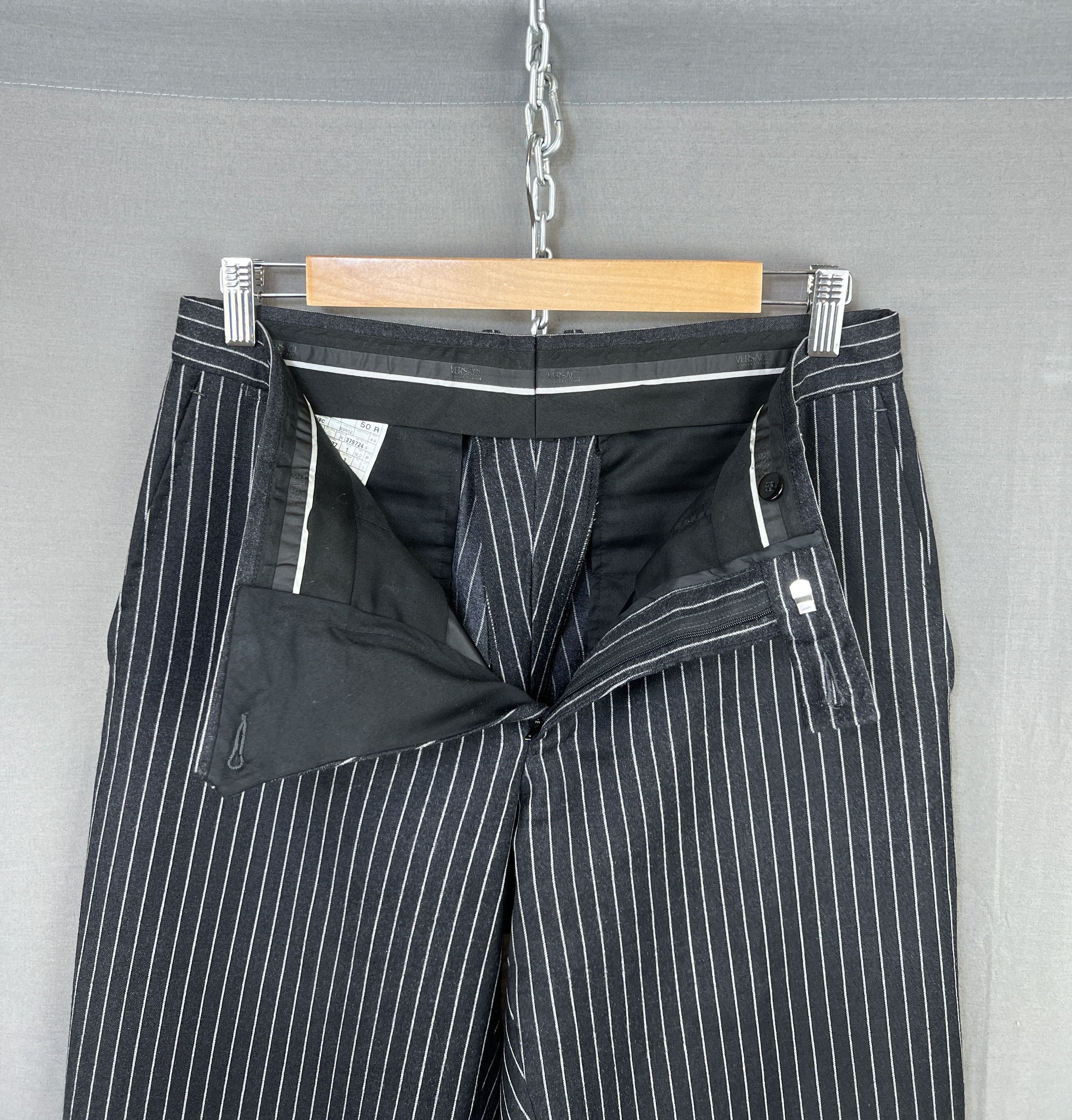Versace Versace Collection Striped 2 Piece Wool/Silk Suit Size 50R - 10 Thumbnail