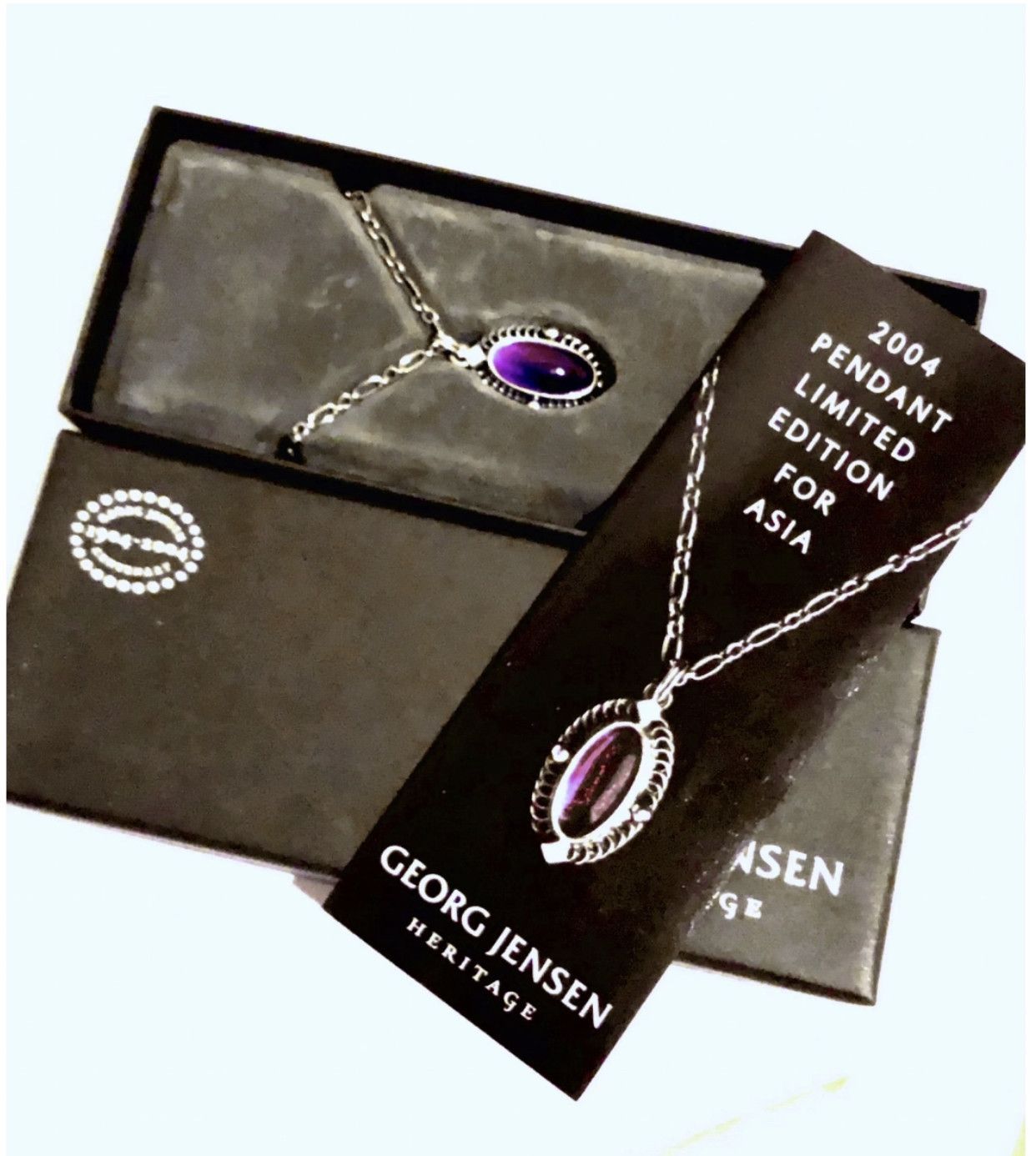 Georg Jensen Georg Jensen 2004 Pendant Necklace with Amethyst Size ONE SIZE - 2 Thumbnail