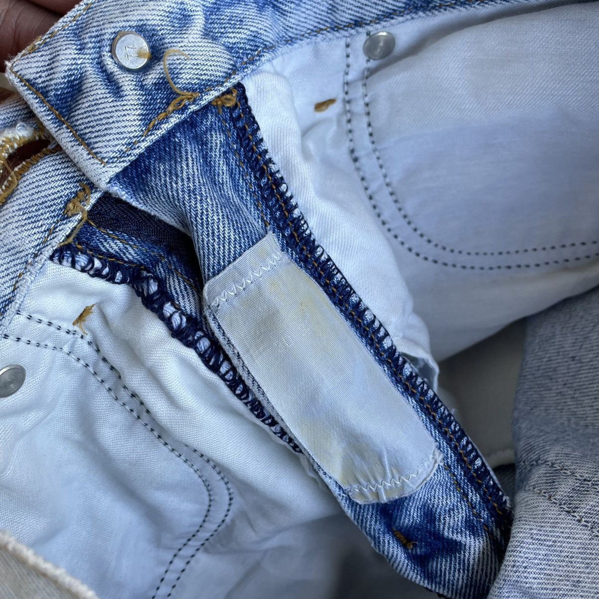 Wrangler 🔥Vintage Wrangler Stoned Washed Ripped Distress Denim Jeans Size US 29 - 15 Thumbnail