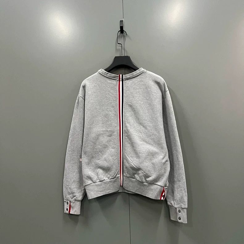 Thom Browne Thom browne Grey back striped sweatshirt 2503-Nextarrow Size US M / EU 48-50 / 2 - 2 Thumbnail