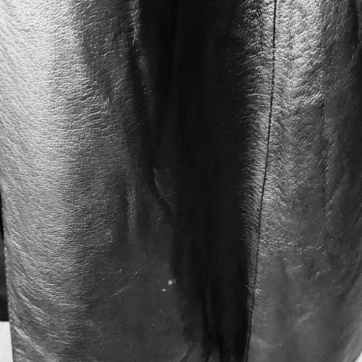 Vintage Super long matrix leather coat Size S / US 4 / IT 40 - 8 Thumbnail