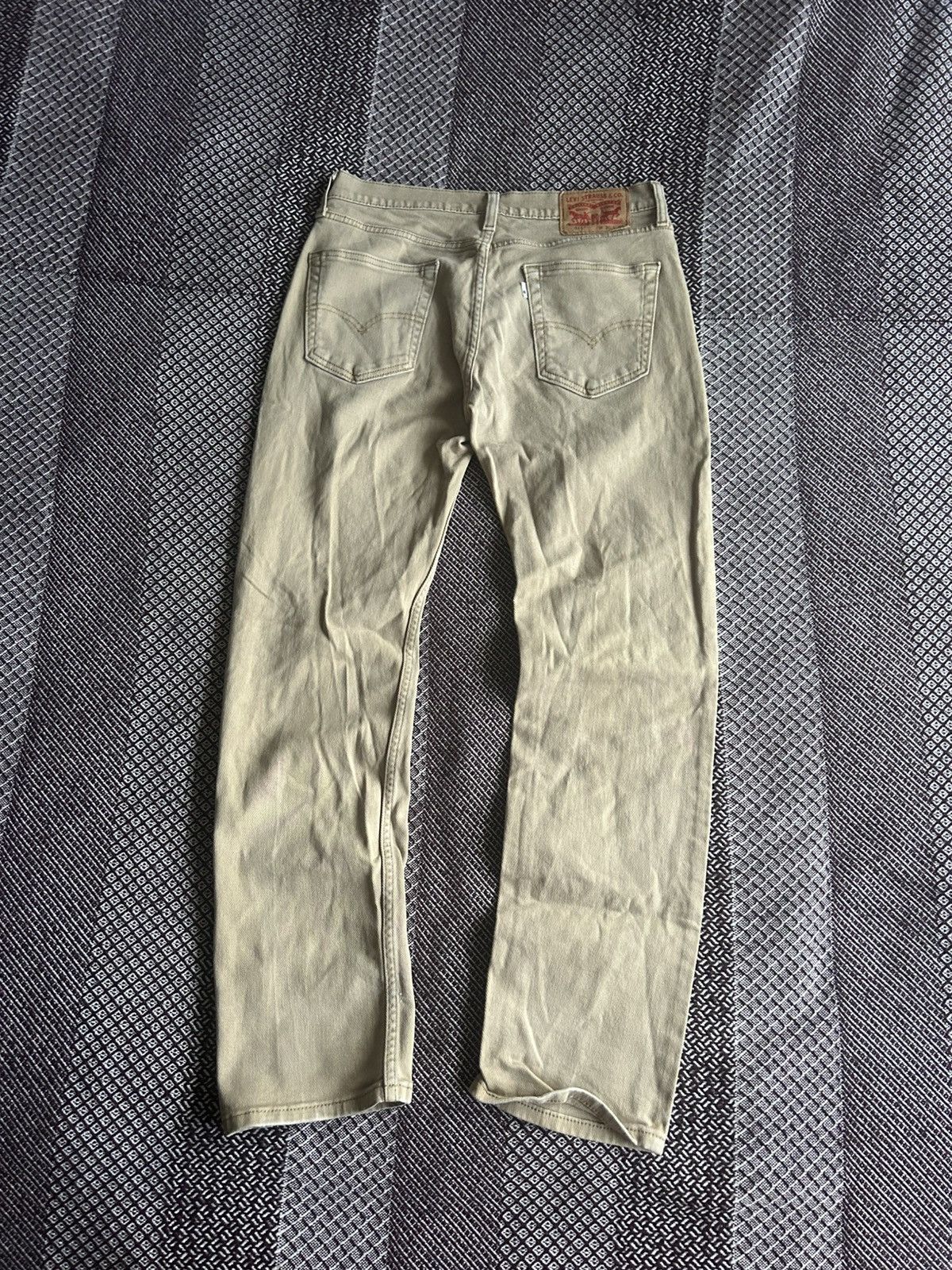 Levi's Vintage Levis 514 Denim Jeans Beige Solid Style Unisex Sz 30 Size US 30 / EU 46 - 1 Thumbnail