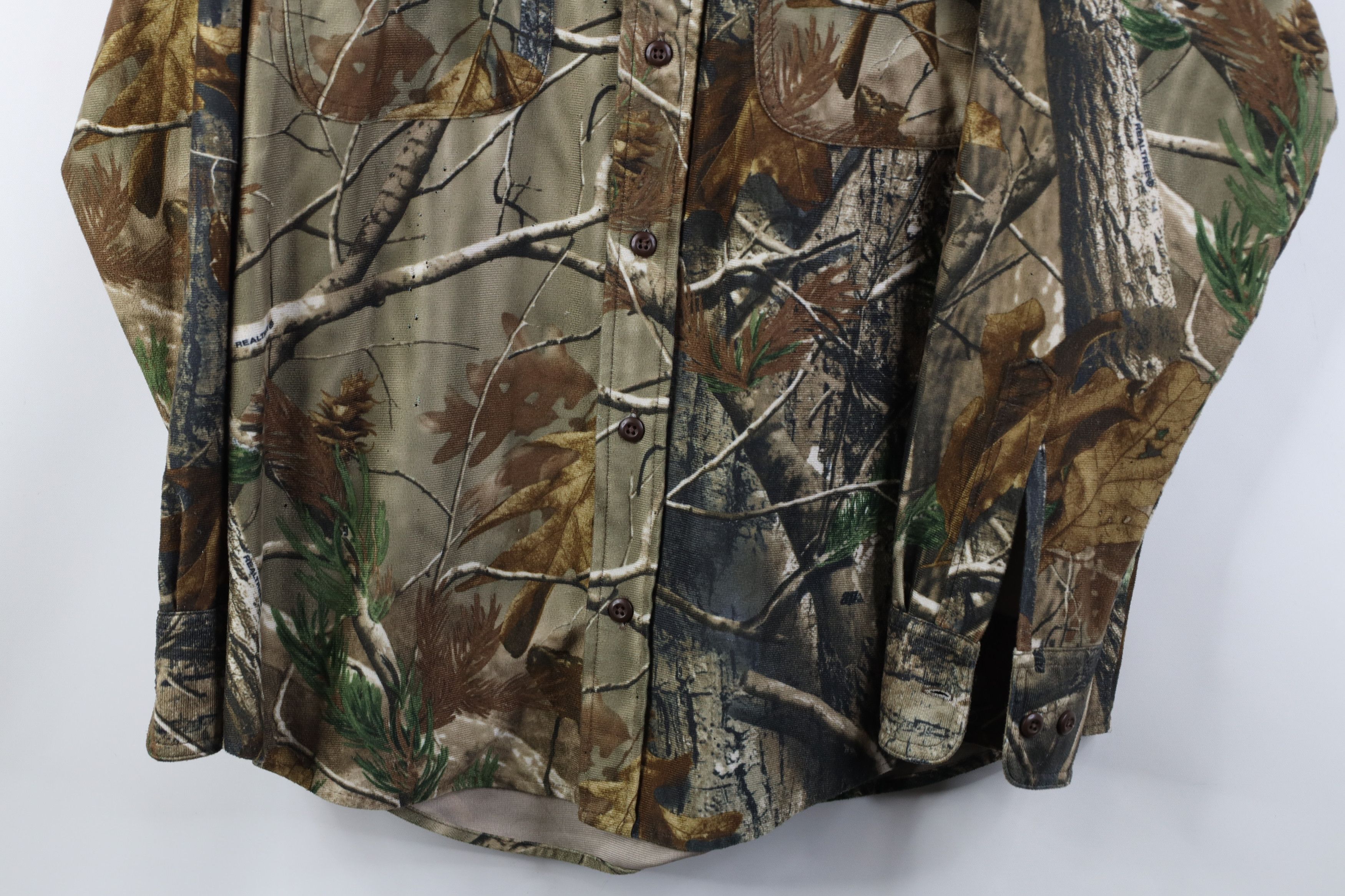 Cabelas Vintage 90s Cabelas Soft Cloth Camouflage Button Shirt Size US M / EU 48-50 / 2 - 3 Thumbnail