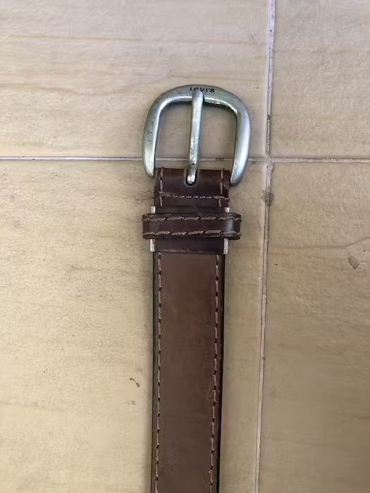 Leather × Levi's Vintage Levi’s Leather Buckle Belt Size ONE SIZE - 2 Thumbnail