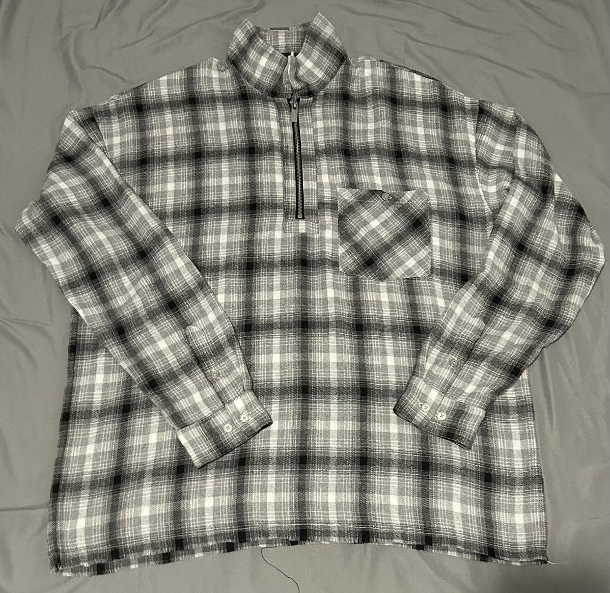 Kollar Clothing Kollar Clothing Half Zip Flannel Size US L / EU 52-54 / 3 - 1 Thumbnail
