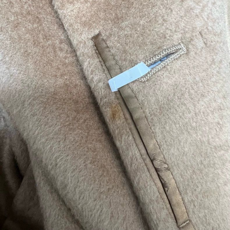 Max Mara Max Mara Khaki camel fur patchwork coat Size S / US 4 / IT 40 - 7 Thumbnail